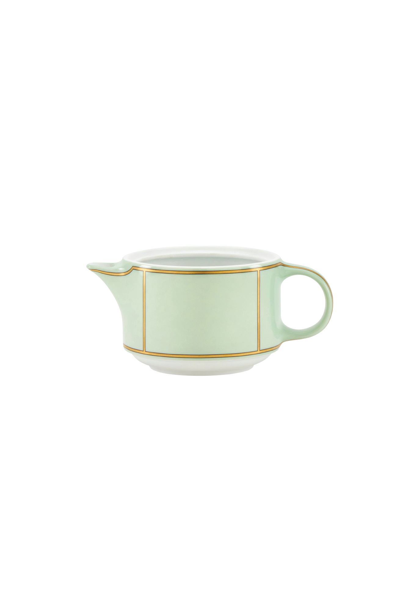 Ginori’s collection, Diva, is an homage to the vibrant energy of 1950s design, the glamour of the era's silver screen divas, and the timelessness that is Italian coffee culture. Four unexpected pastel colors feature in the collection: Celeste, Giallo, Rosa and Verde, all enhanced by gold detailing that accentuates the understated forms.
