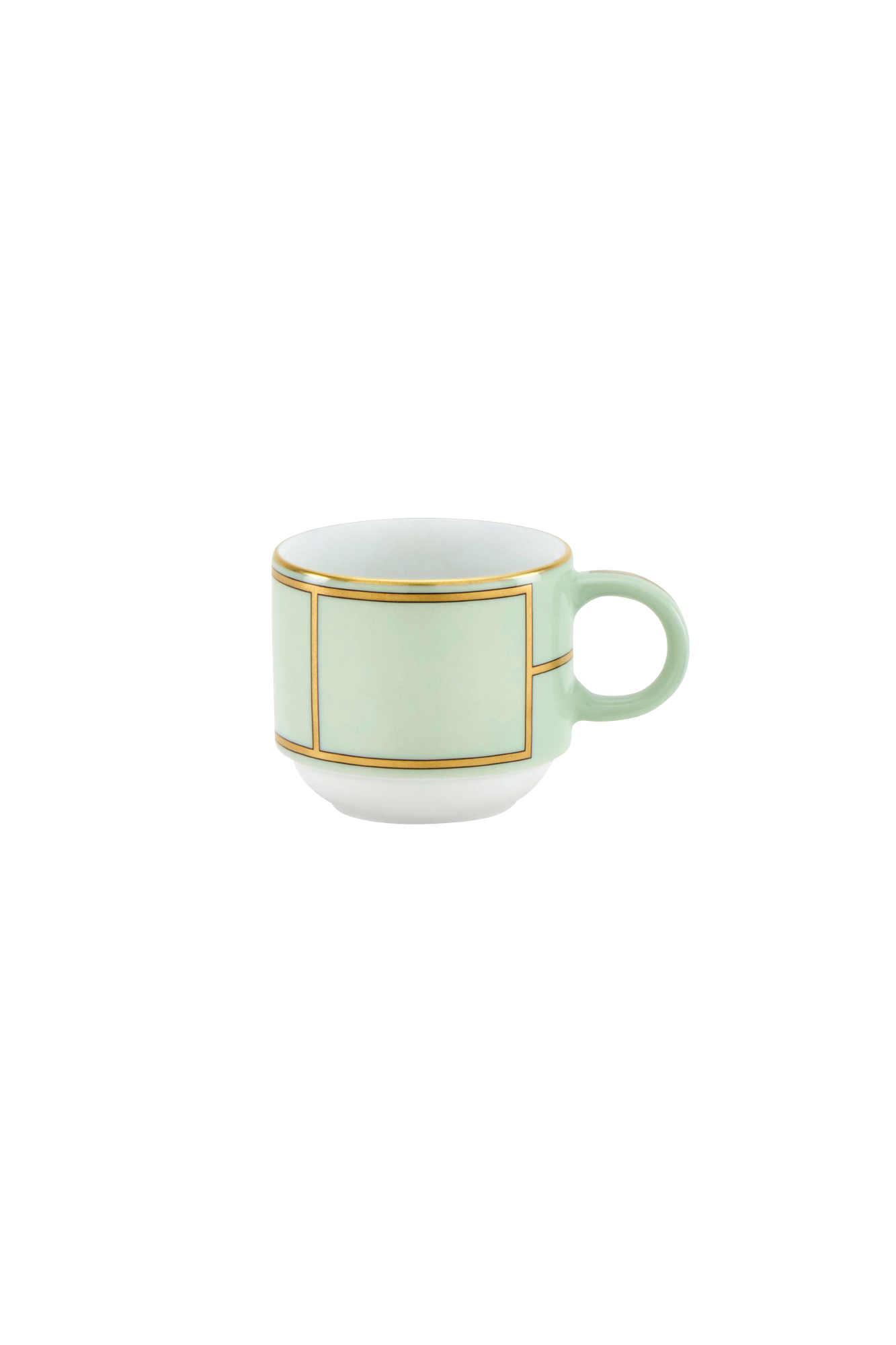 Ginori’s collection, Diva, is an homage to the vibrant energy of 1950s design, the glamour of the era's silver screen divas, and the timelessness that is Italian coffee culture. Four unexpected pastel colors feature in the collection: Celeste, Giallo, Rosa and Verde, all enhanced by gold detailing that accentuates the understated forms.