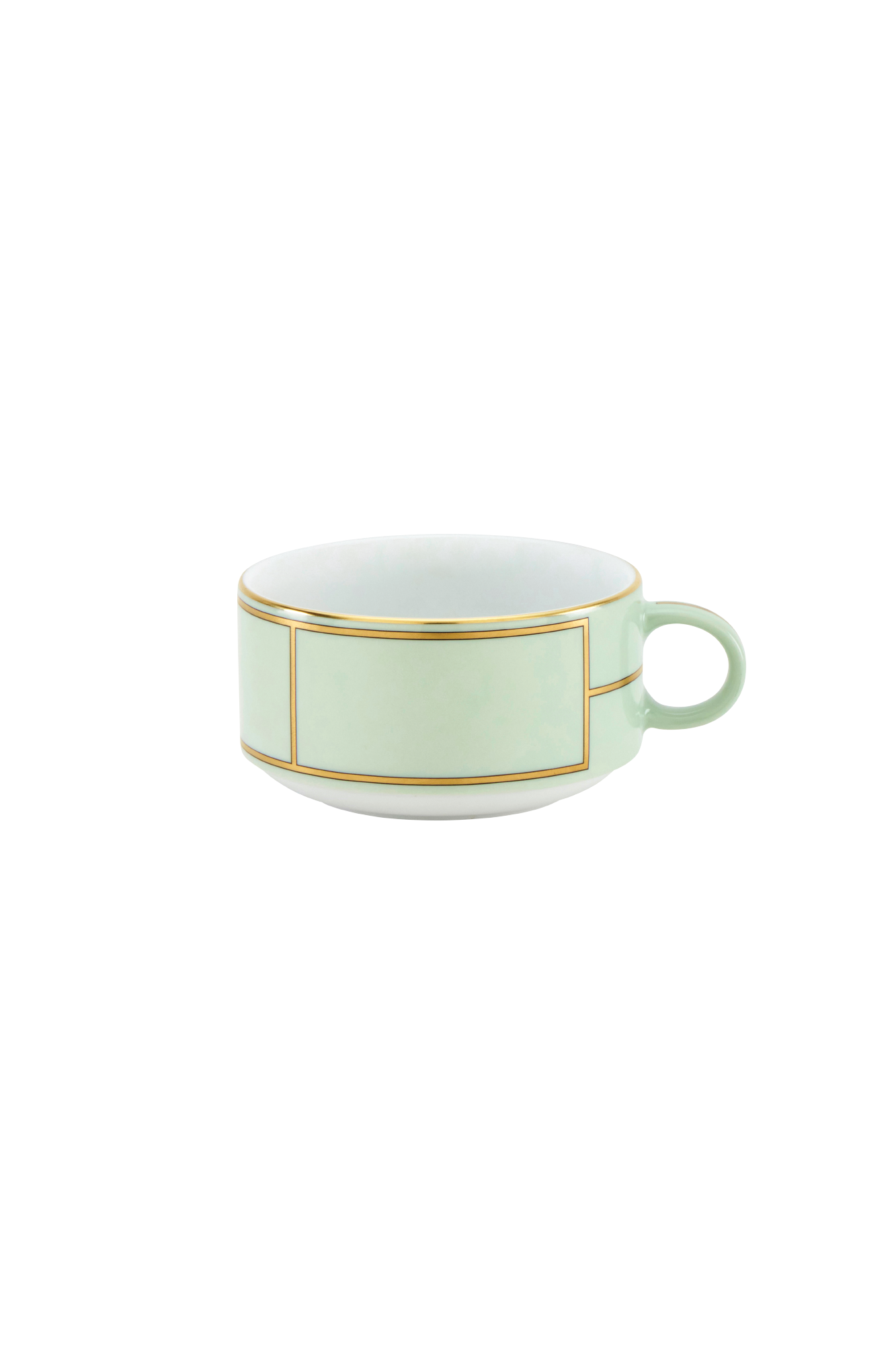 Ginori’s collection, Diva, is an homage to the vibrant energy of 1950s design, the glamour of the era's silver screen divas, and the timelessness that is Italian coffee culture. Four unexpected pastel colors feature in the collection: Celeste, Giallo, Rosa and Verde, all enhanced by gold detailing that accentuates the understated forms.