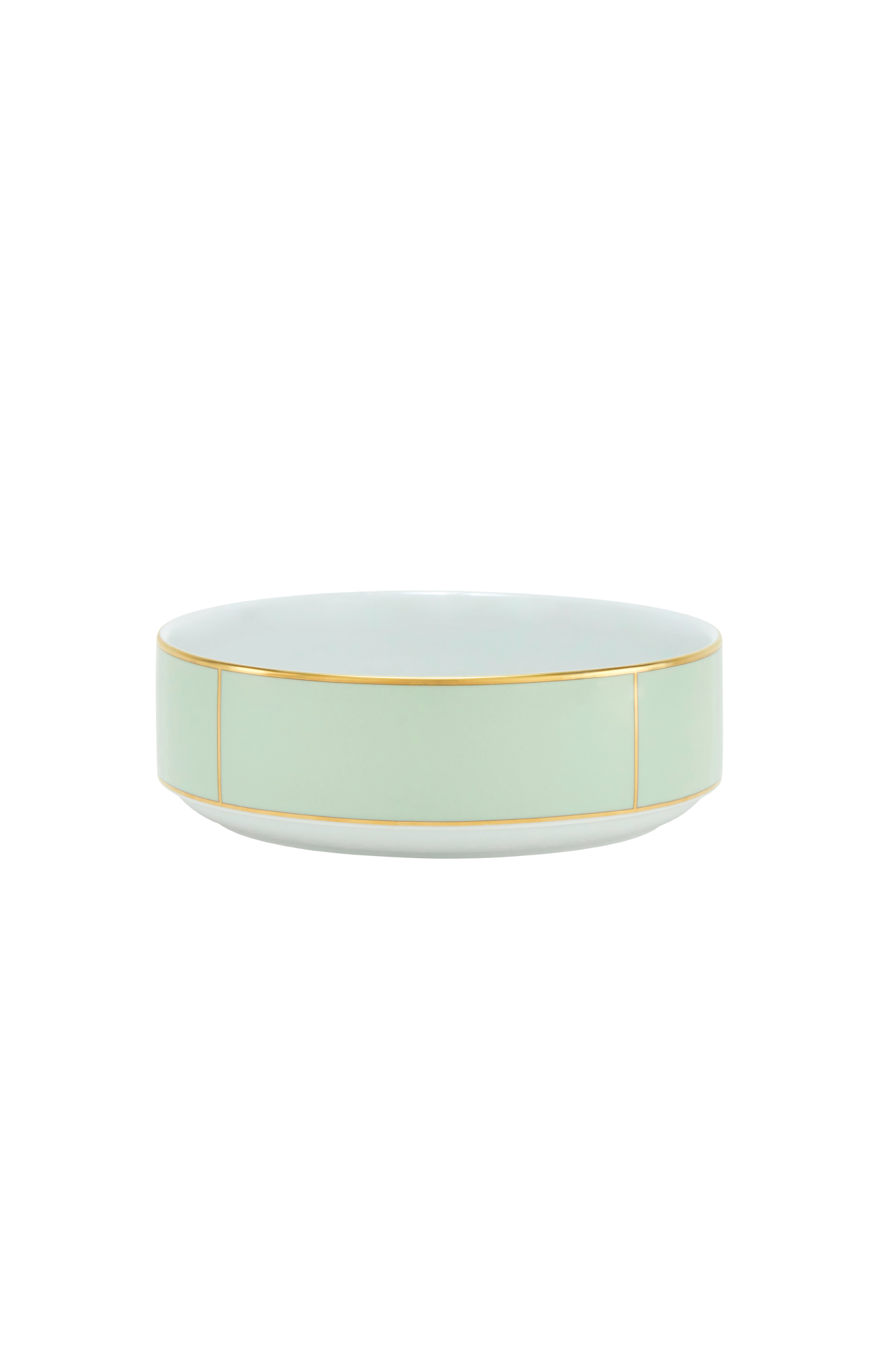 Ginori’s collection, Diva, is an homage to the vibrant energy of 1950s design, the glamour of the era's silver screen divas, and the timelessness that is Italian coffee culture. Four unexpected pastel colors feature in the collection: Celeste, Giallo, Rosa and Verde, all enhanced by gold detailing that accentuates the understated forms.