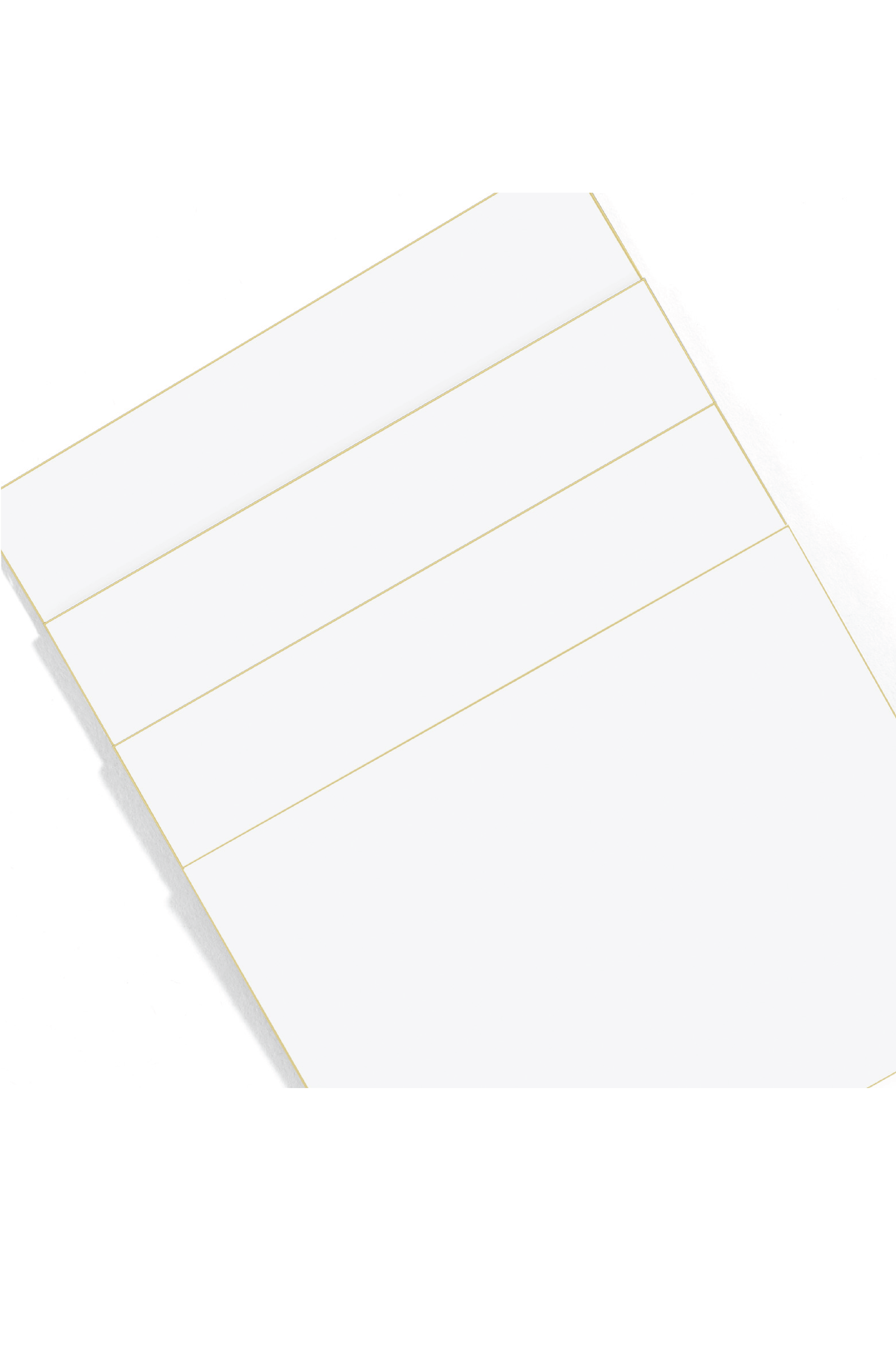 Set contains 24 place cards rimmed with gold.