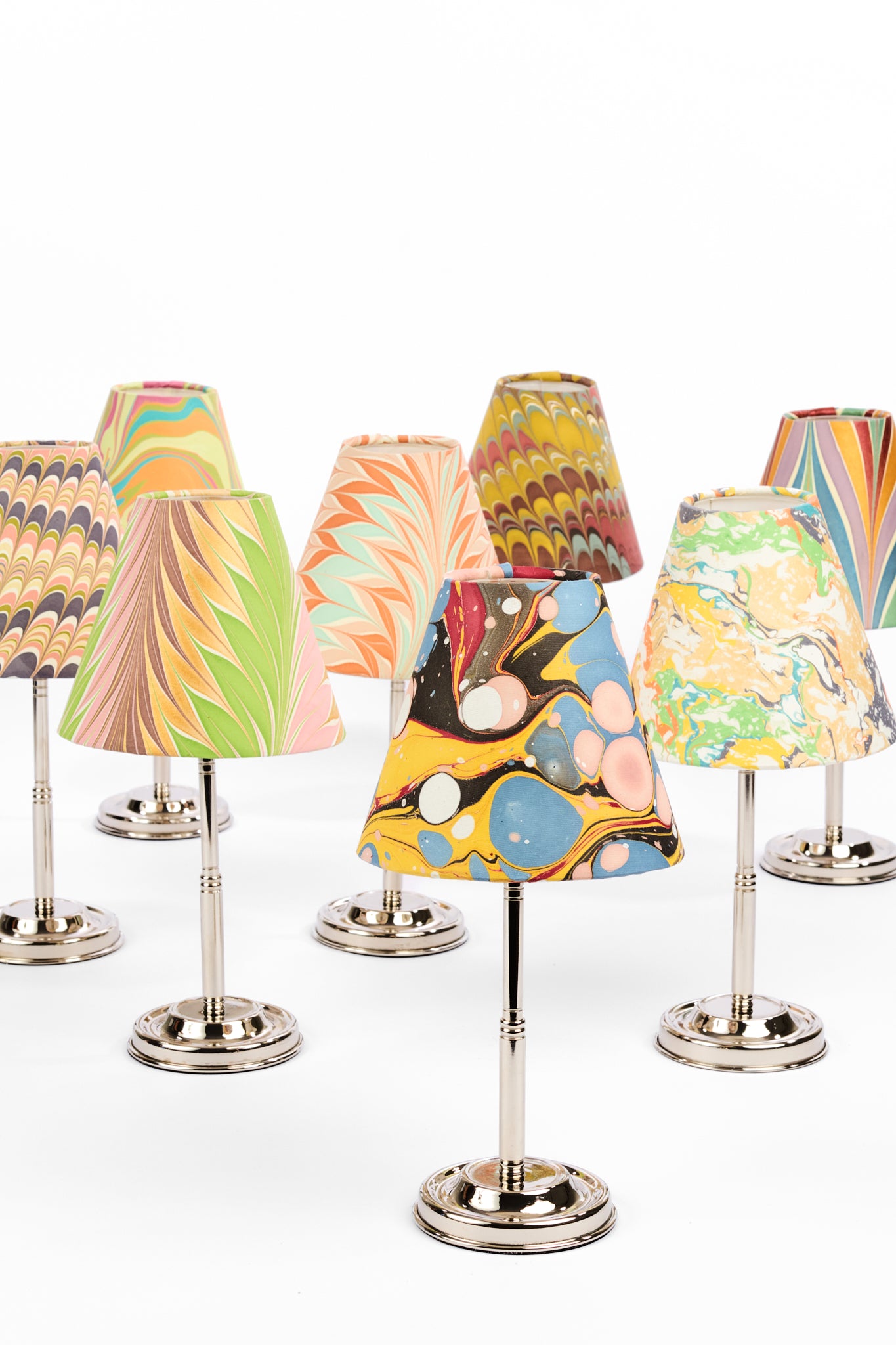 MARBLED TABLE LAMP SHADE