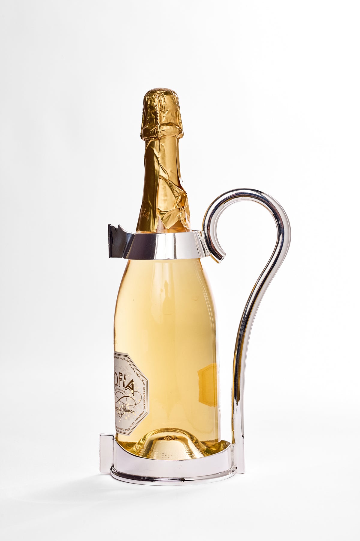 VINTAGE ENGLISH SILVER BOTTLE POURER