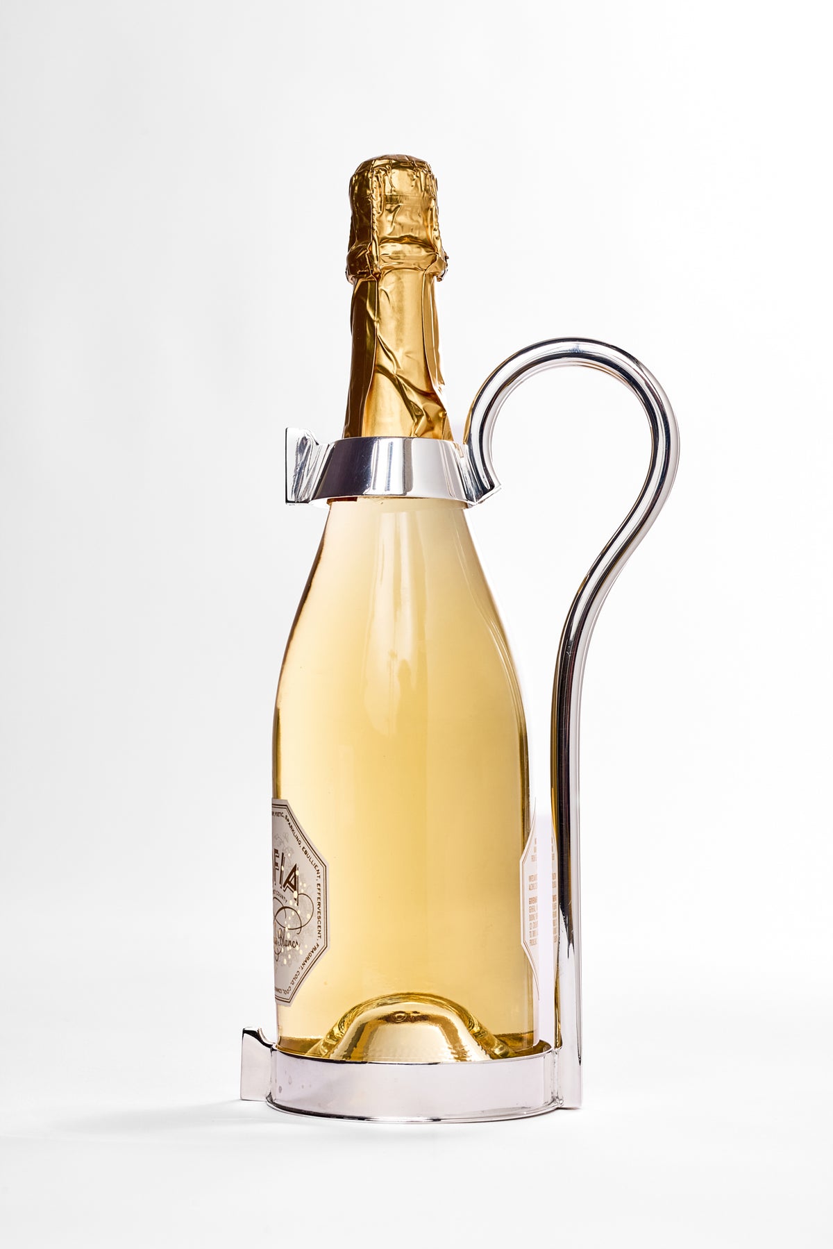 VINTAGE ENGLISH SILVER BOTTLE POURER