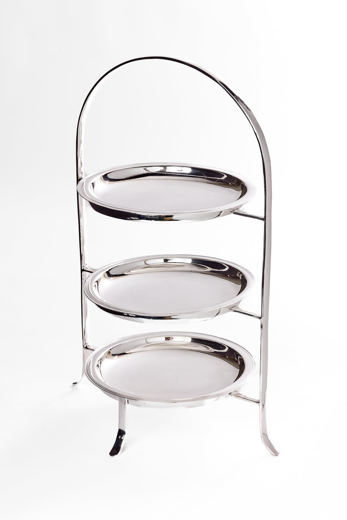 VINTAGE ENGLISH SILVER TEA STAND