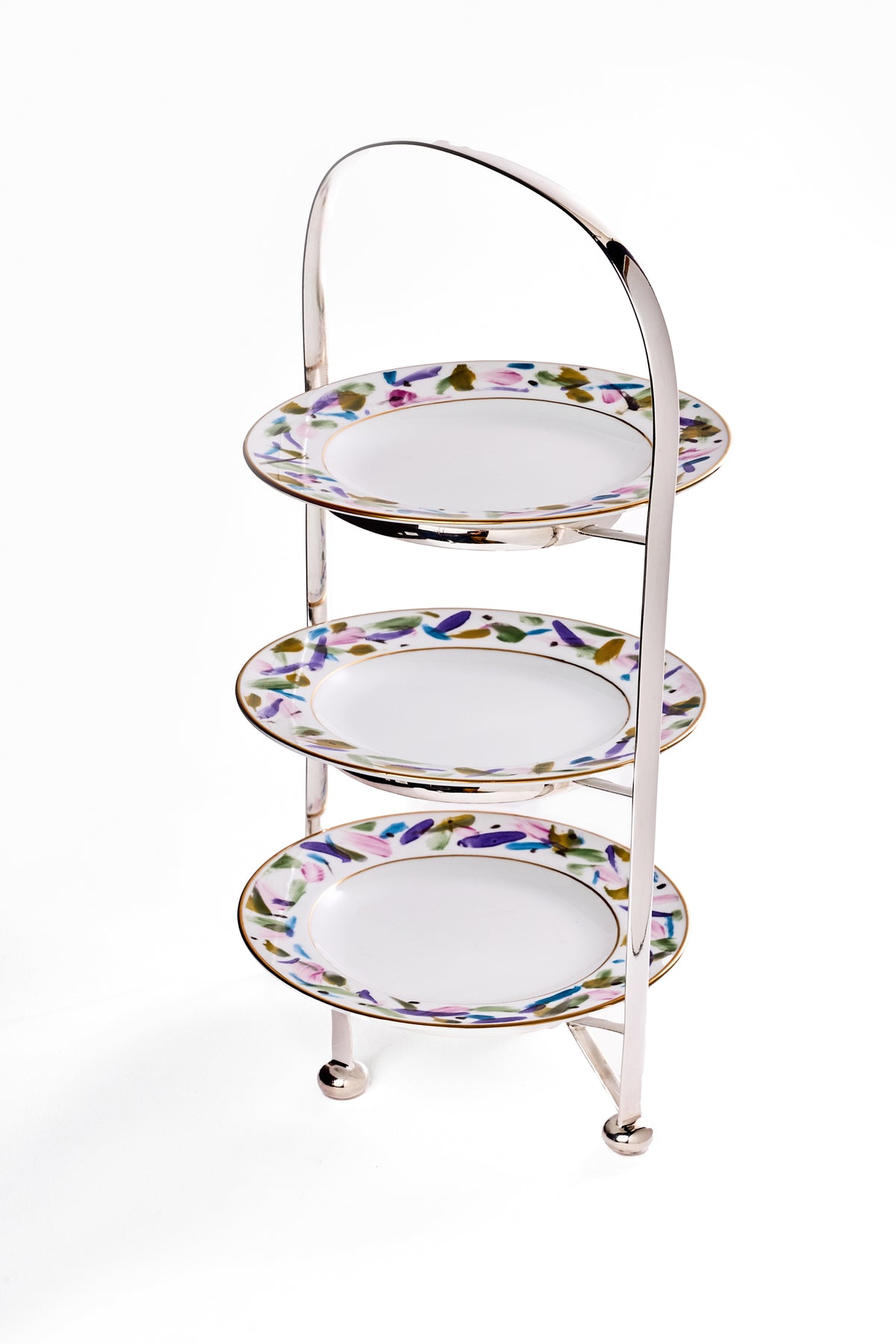 VINTAGE SILVER TEA STAND