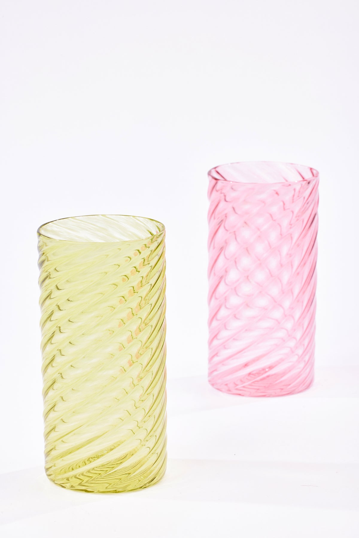 CHARTREUSE TWIST TALL TUMBLER