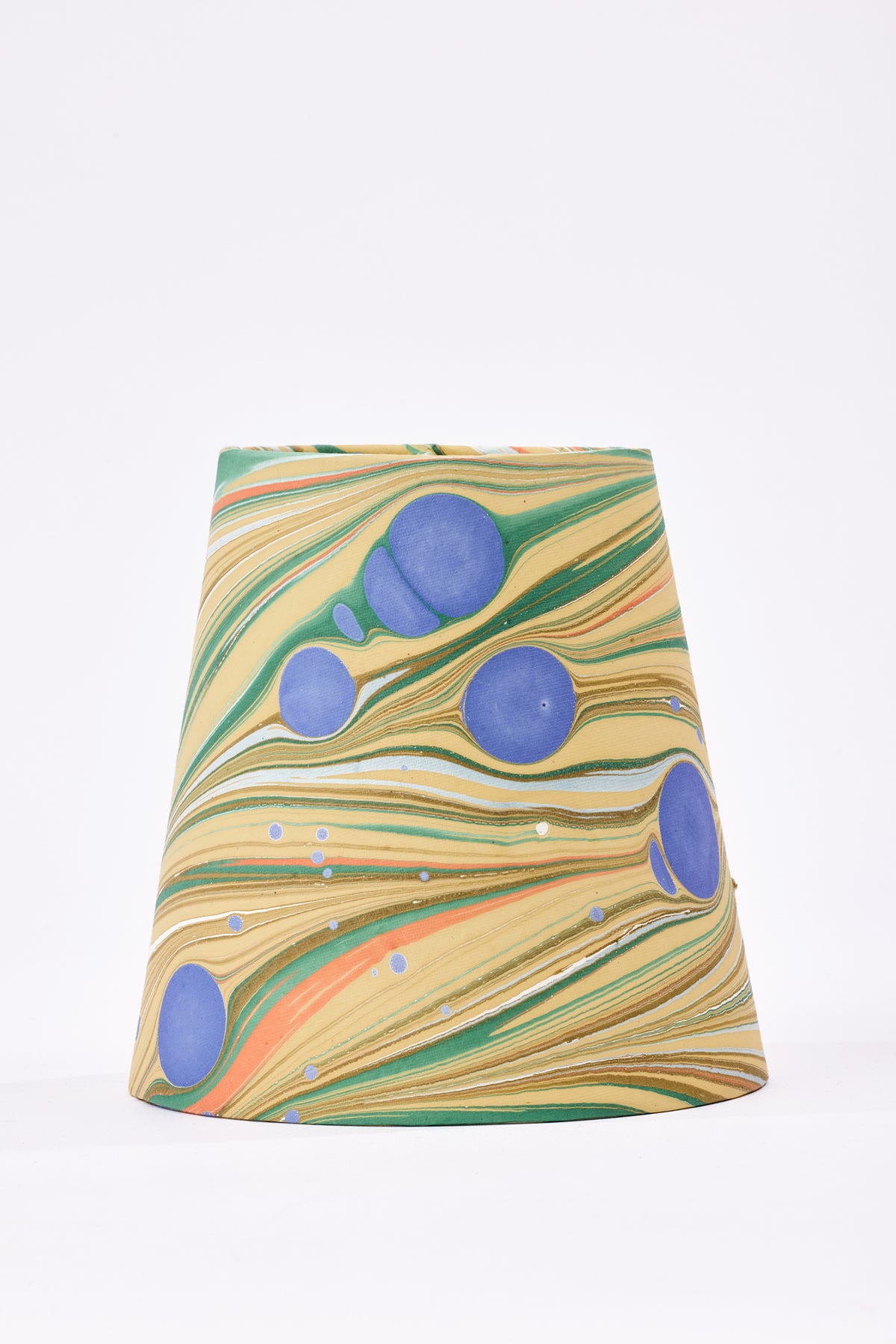 MARBLED PAPER CHANDELIER SHADE