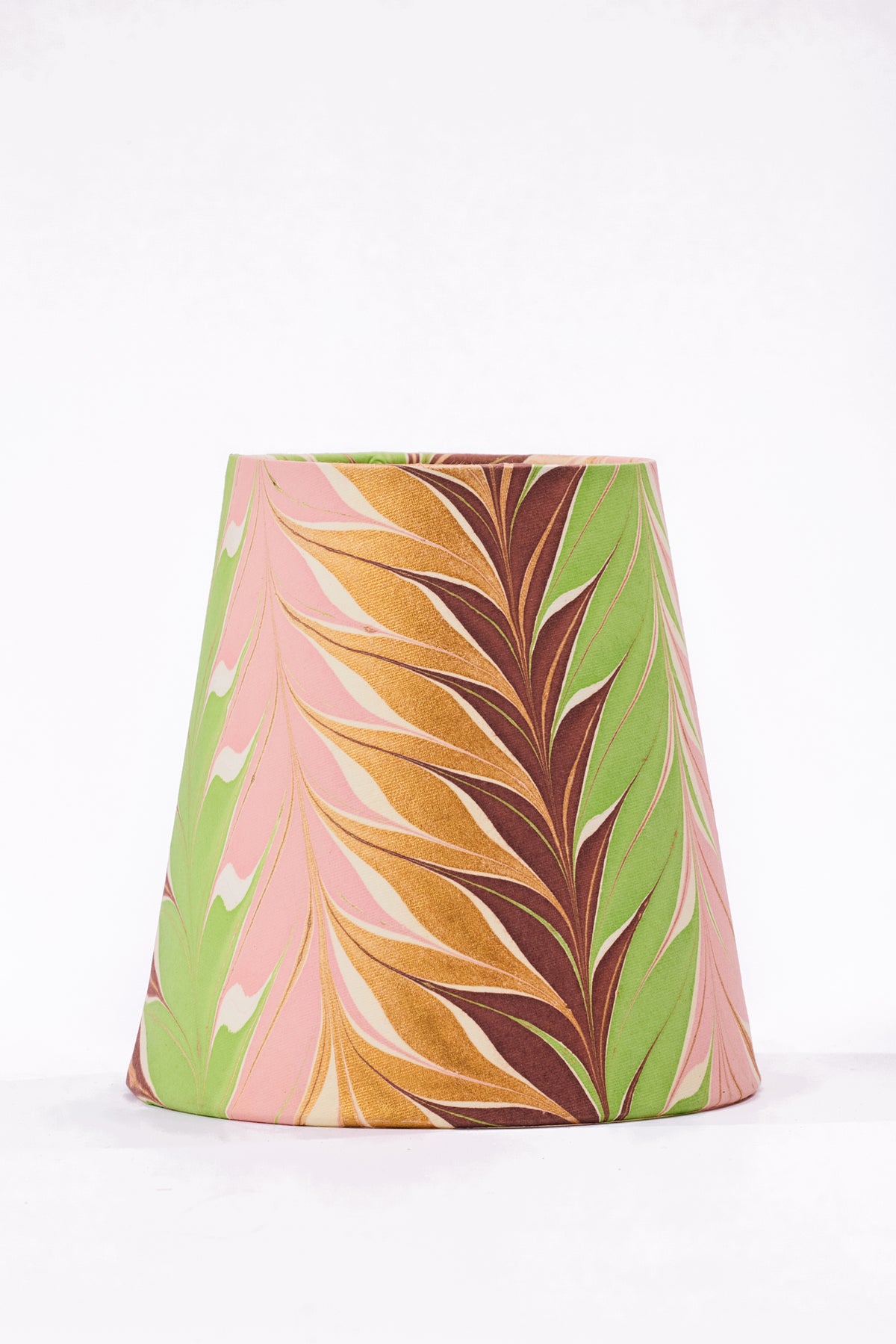 MARBLED PAPER CHANDELIER SHADE