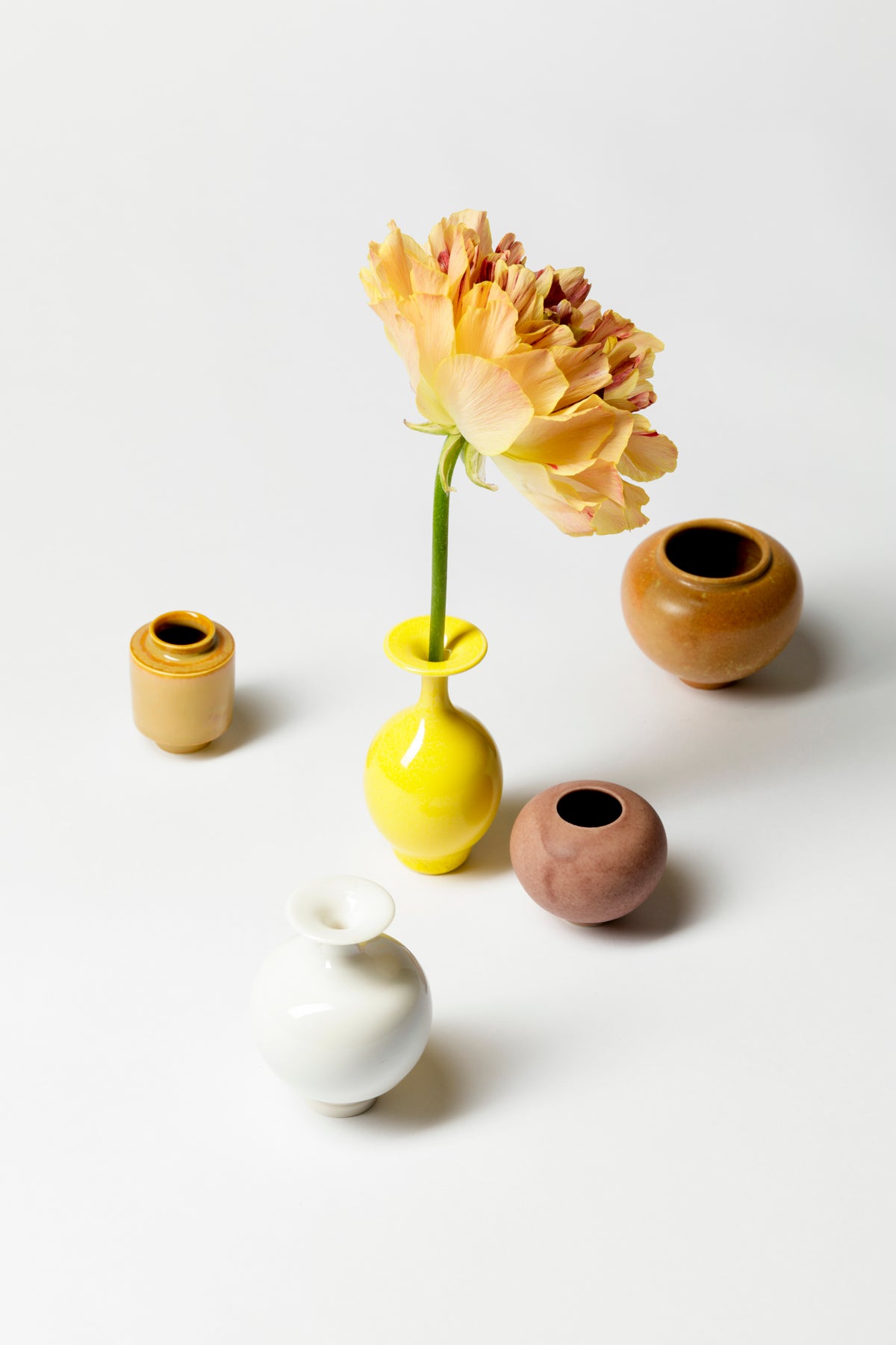 Tiny pots thrown by hand from Japanese artist Yuta Segawa. Perfect for a bedside table, the tooth fairy, or en masse on the dining table.