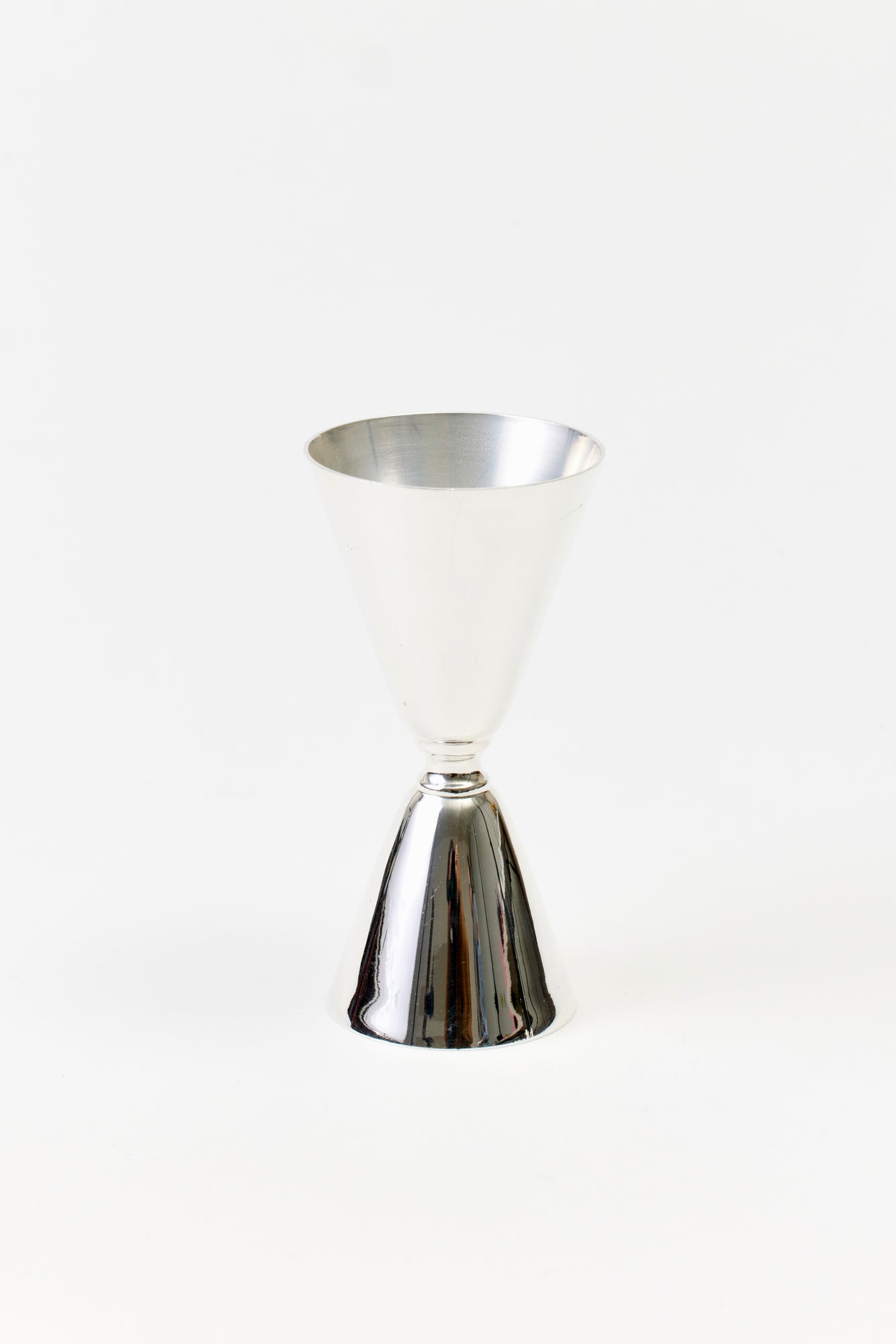 Vintage silver double jigger. Perfect for homemade cocktails.