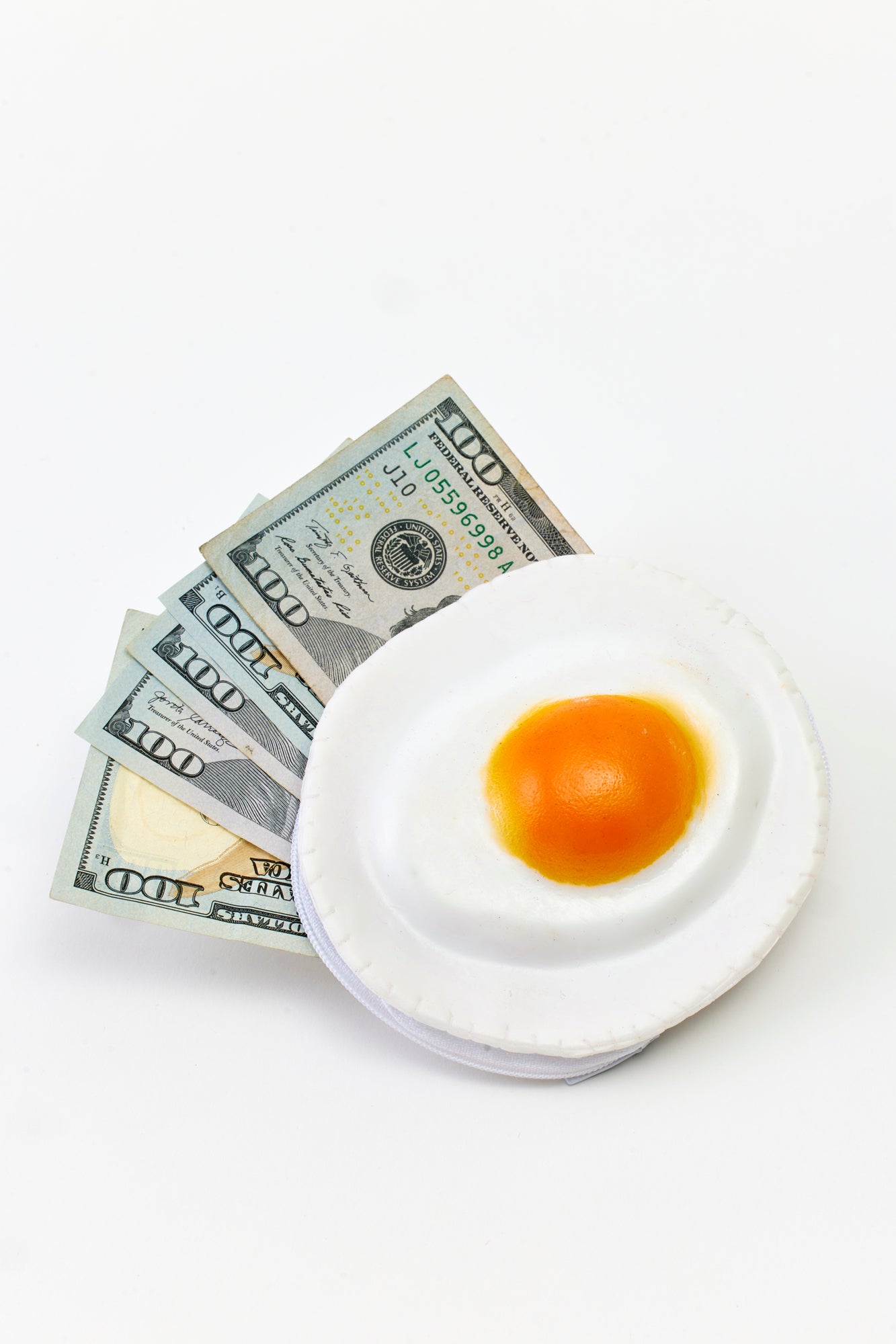 Sunny side up pouch or purse.