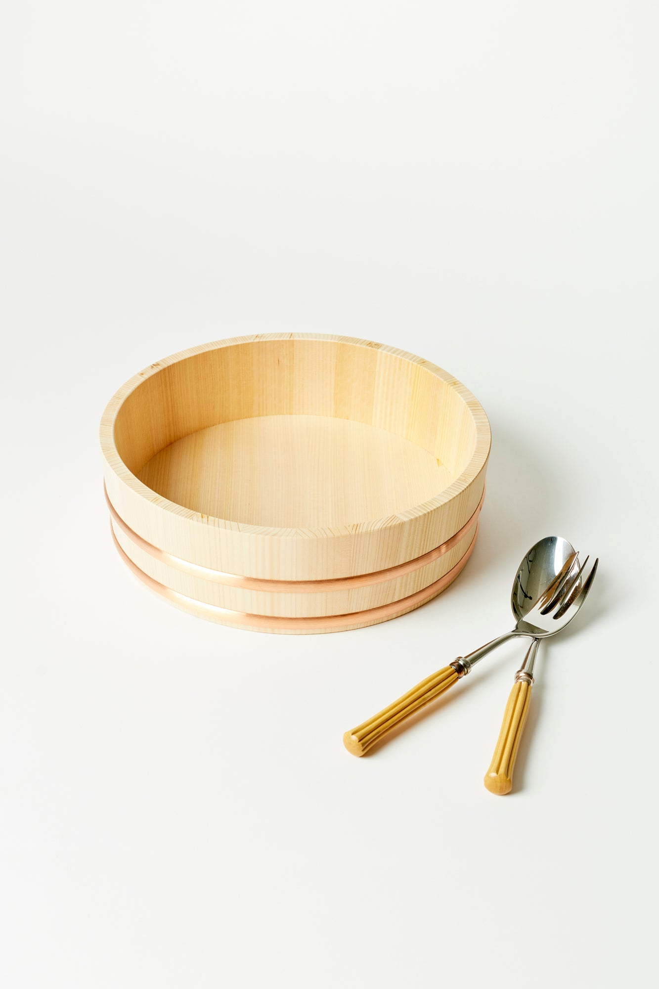 Cypress serving bowl.