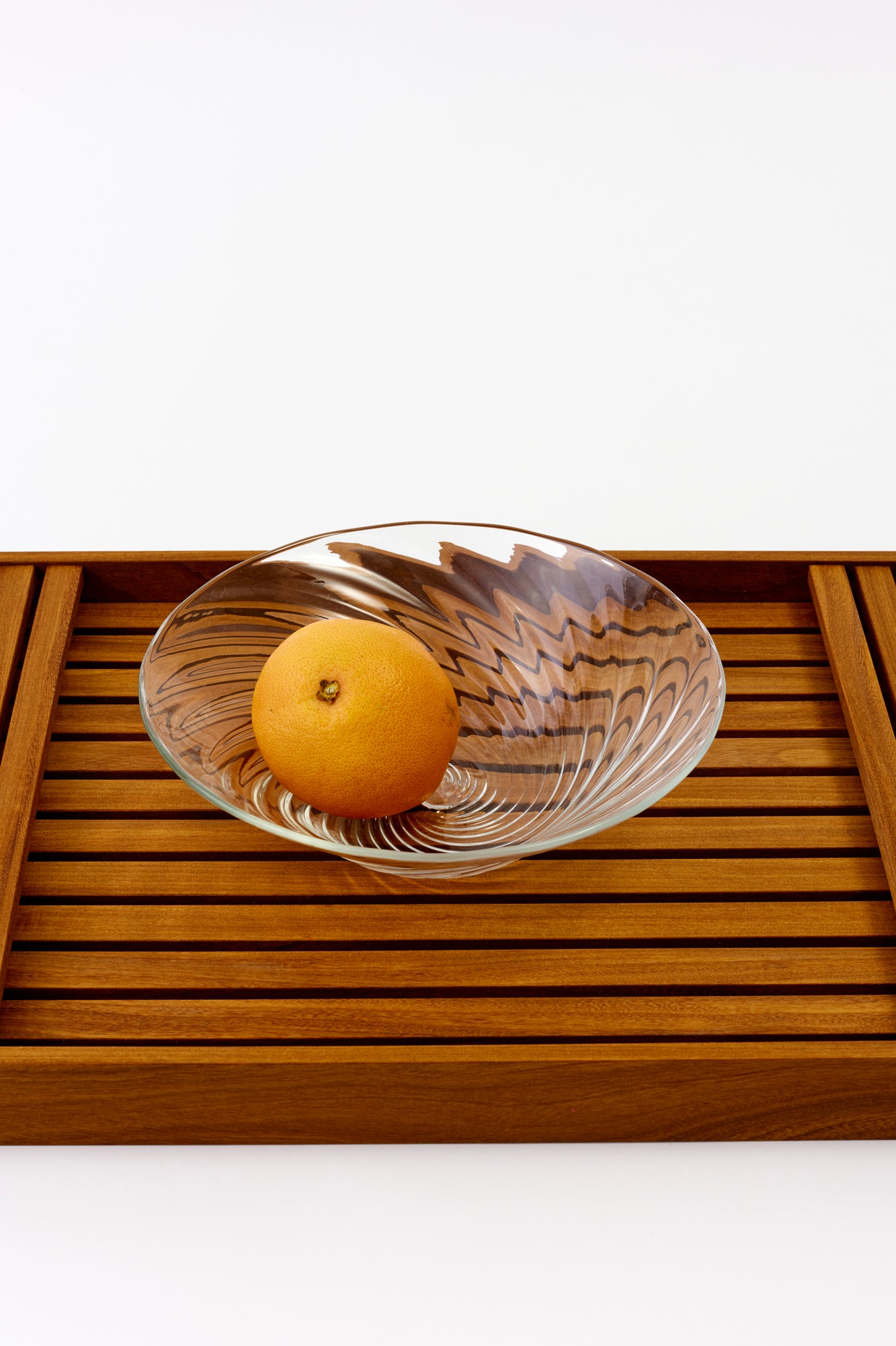 Handblown glass large bowls in variety of colors.