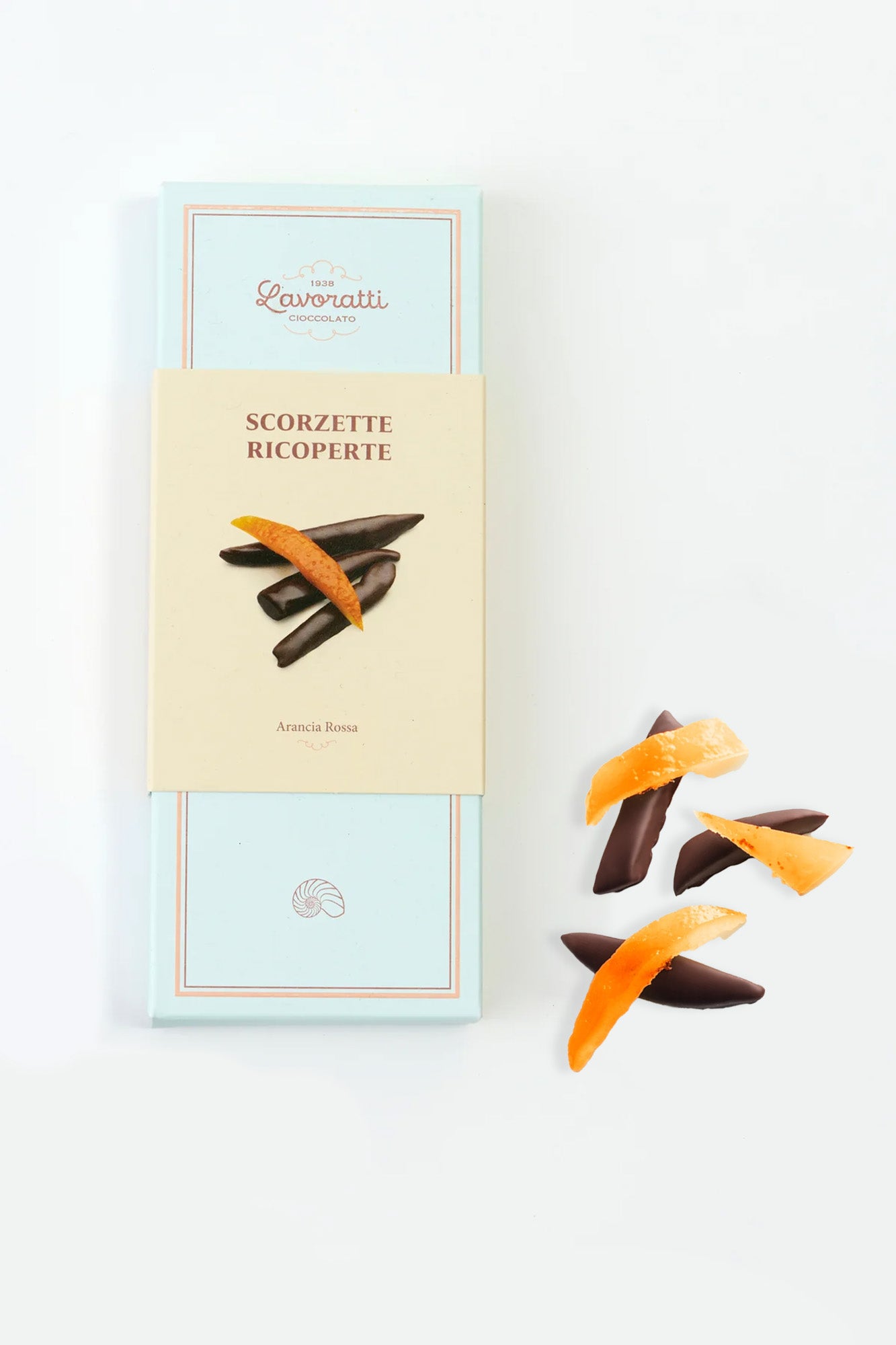 ITALIAN CHOCOLATE-COVERED BLOOD ORANGE PEEL