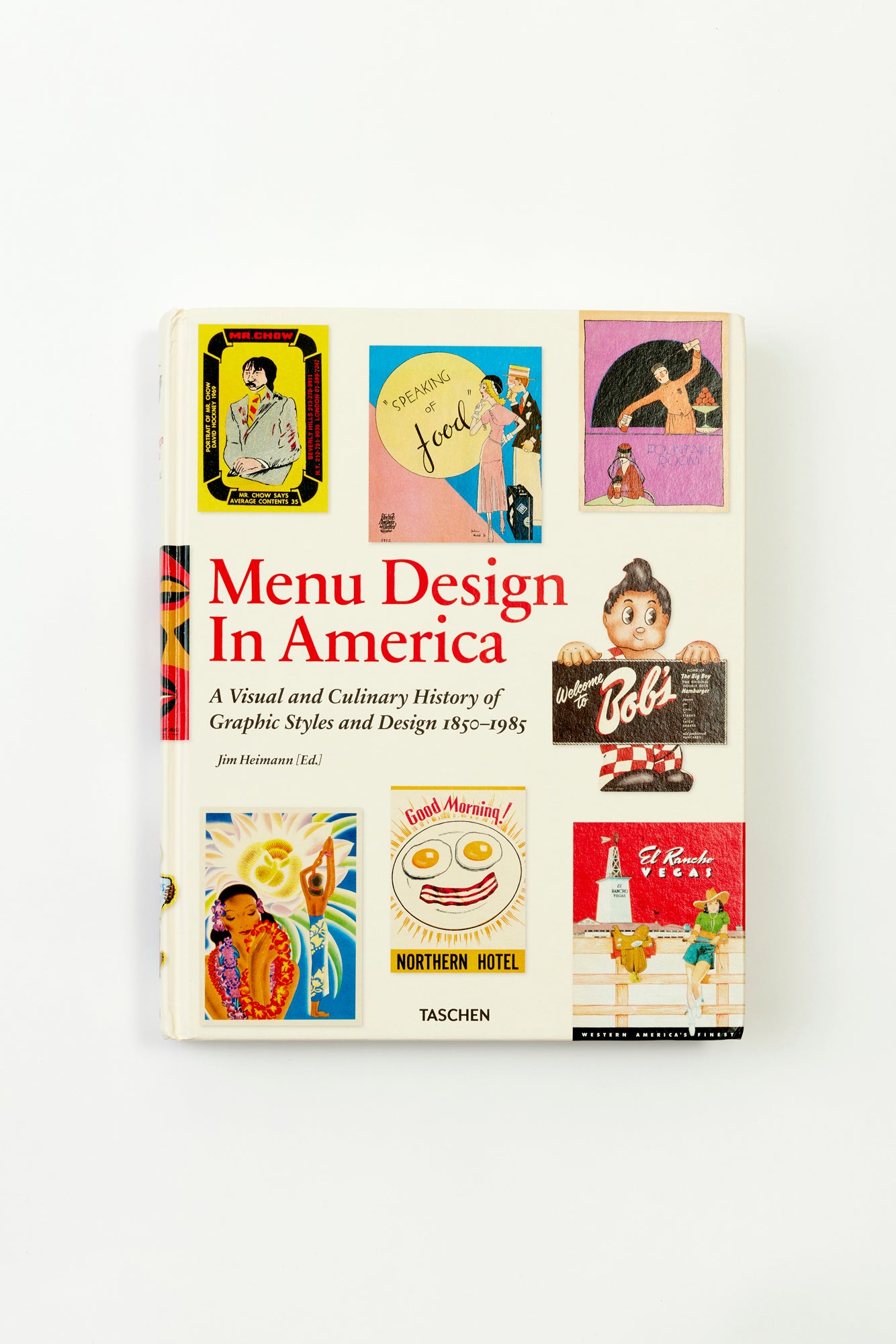Menu Design in America” is an all-encompassing tribute to the finest samples of this graphic art. With almost 800 examples, this luxurious volume doubles as a history lesson on the evolution of restaurants and the dining culture in America.