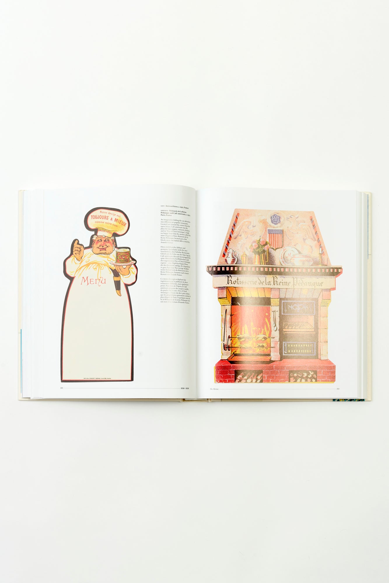 Jim Heimann’s “Menu Design in Europe” showcases hundreds of European menus spanning from the early 19th century to the close of the millennium.