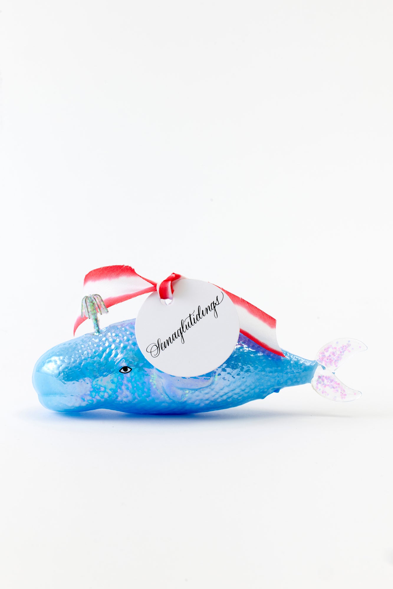 Whale Ornament hand crafted.