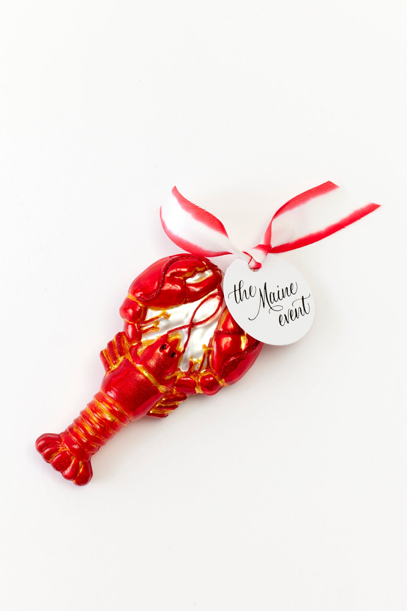 Lobster ornament for your next big Maine event.