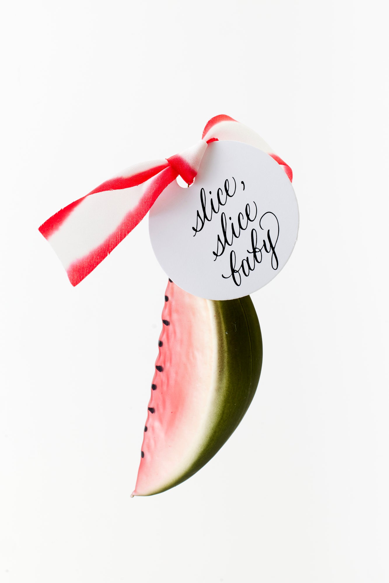 Watermelon ornament.