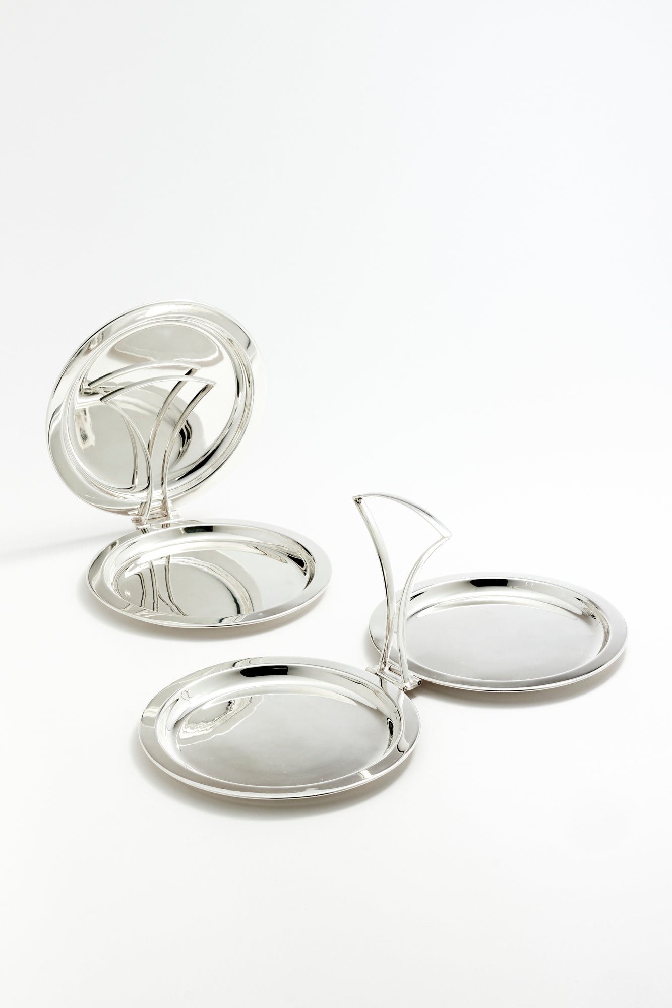 Vintage silver cake server.