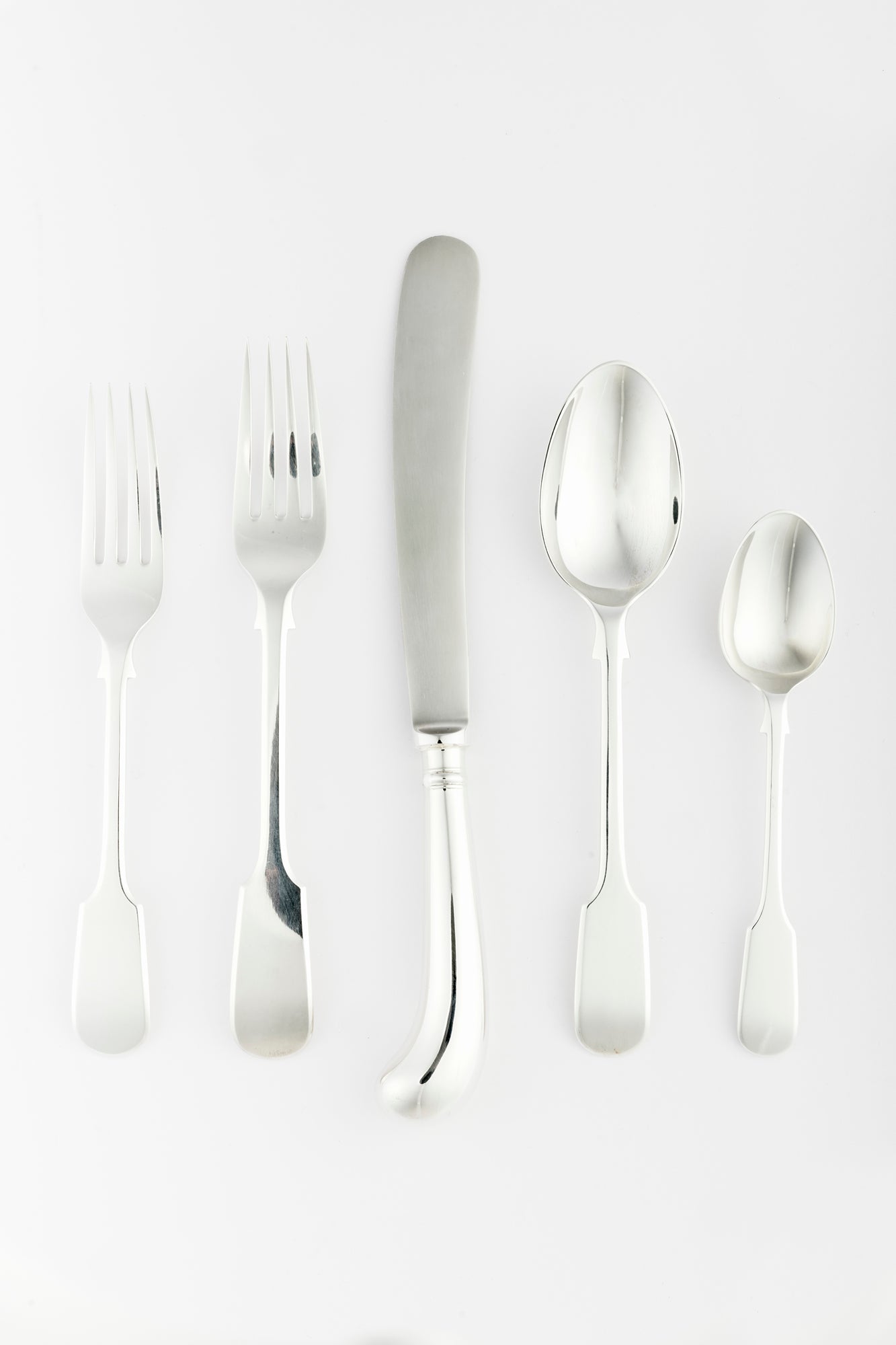 Handmade in Sterling flatware by James Robinson.