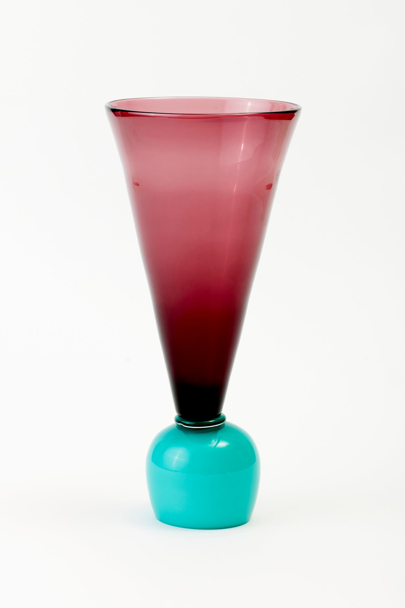 Vintage postmodern vase for flowers.