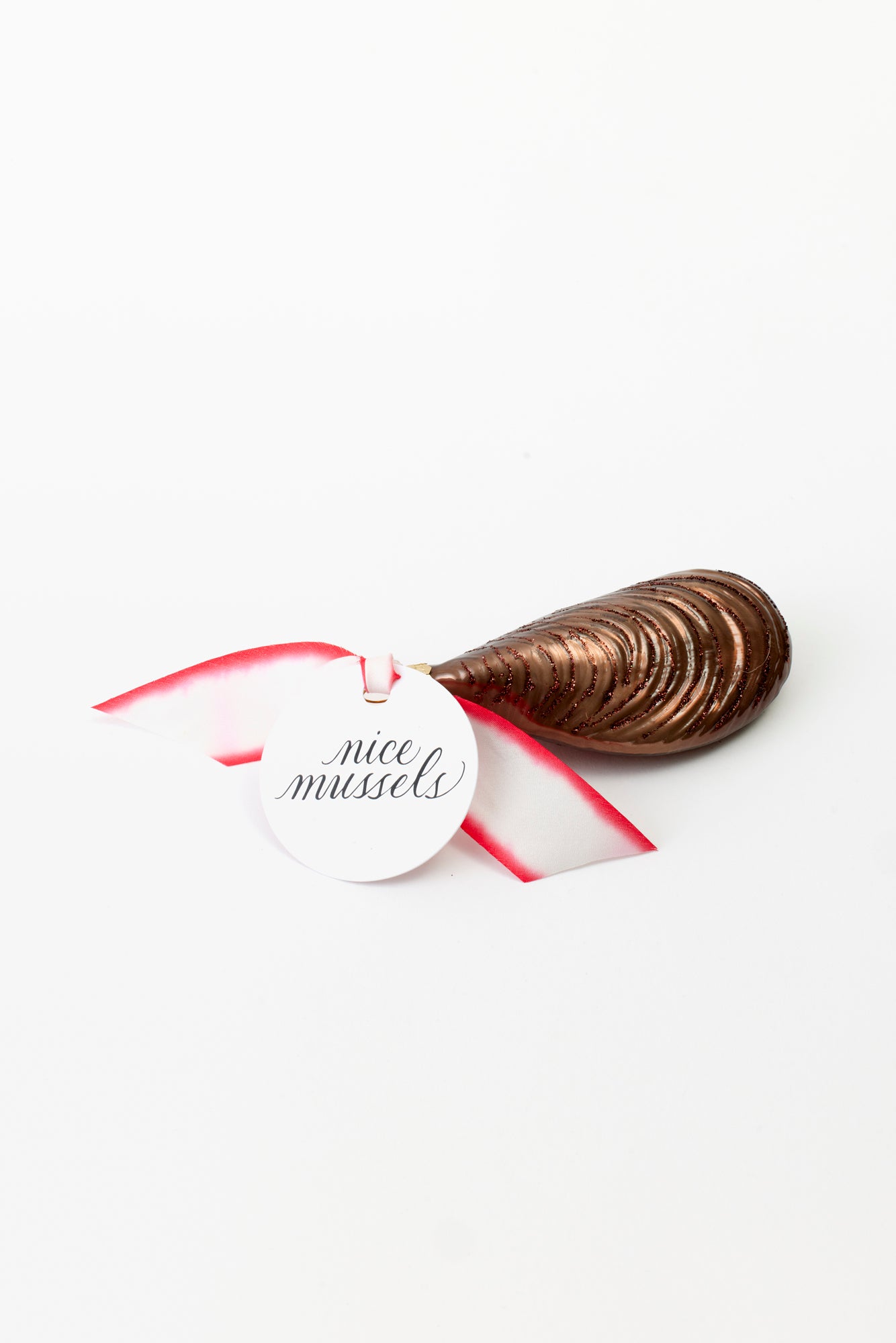 Mussel ornament for a low country Christmas.