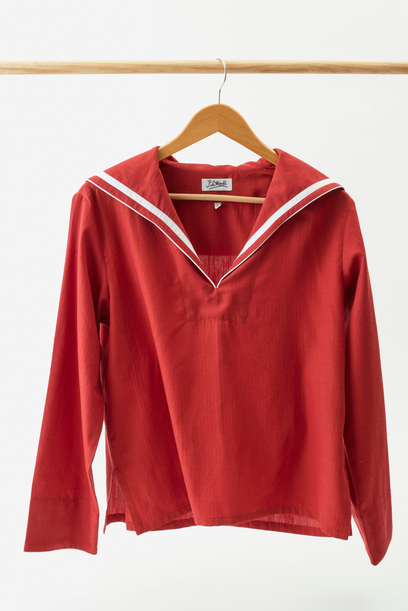 Sailor boy shirt in red.