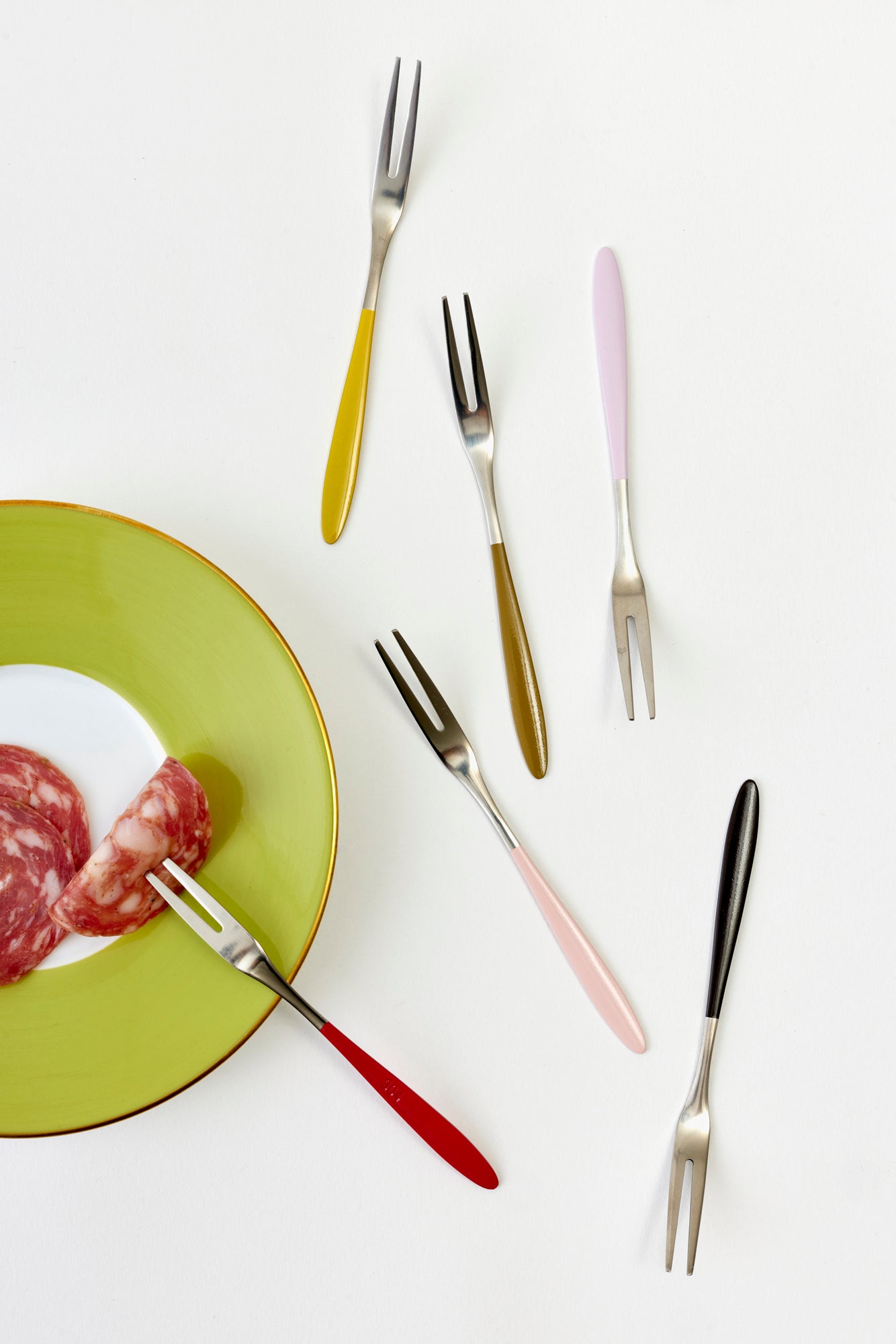 SET OF 6 APERITIF FORKS