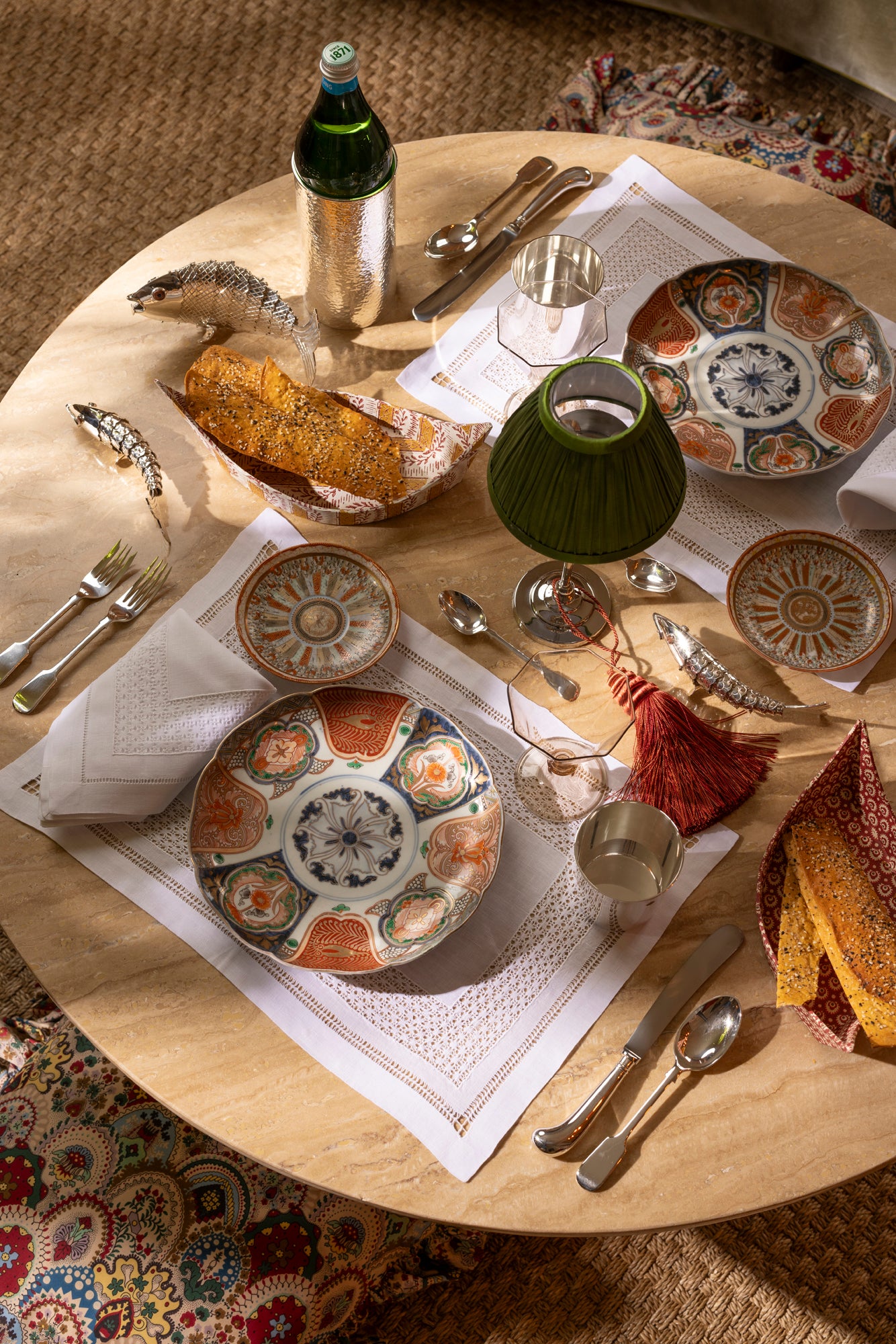 Vintage Imari plates mix and match.