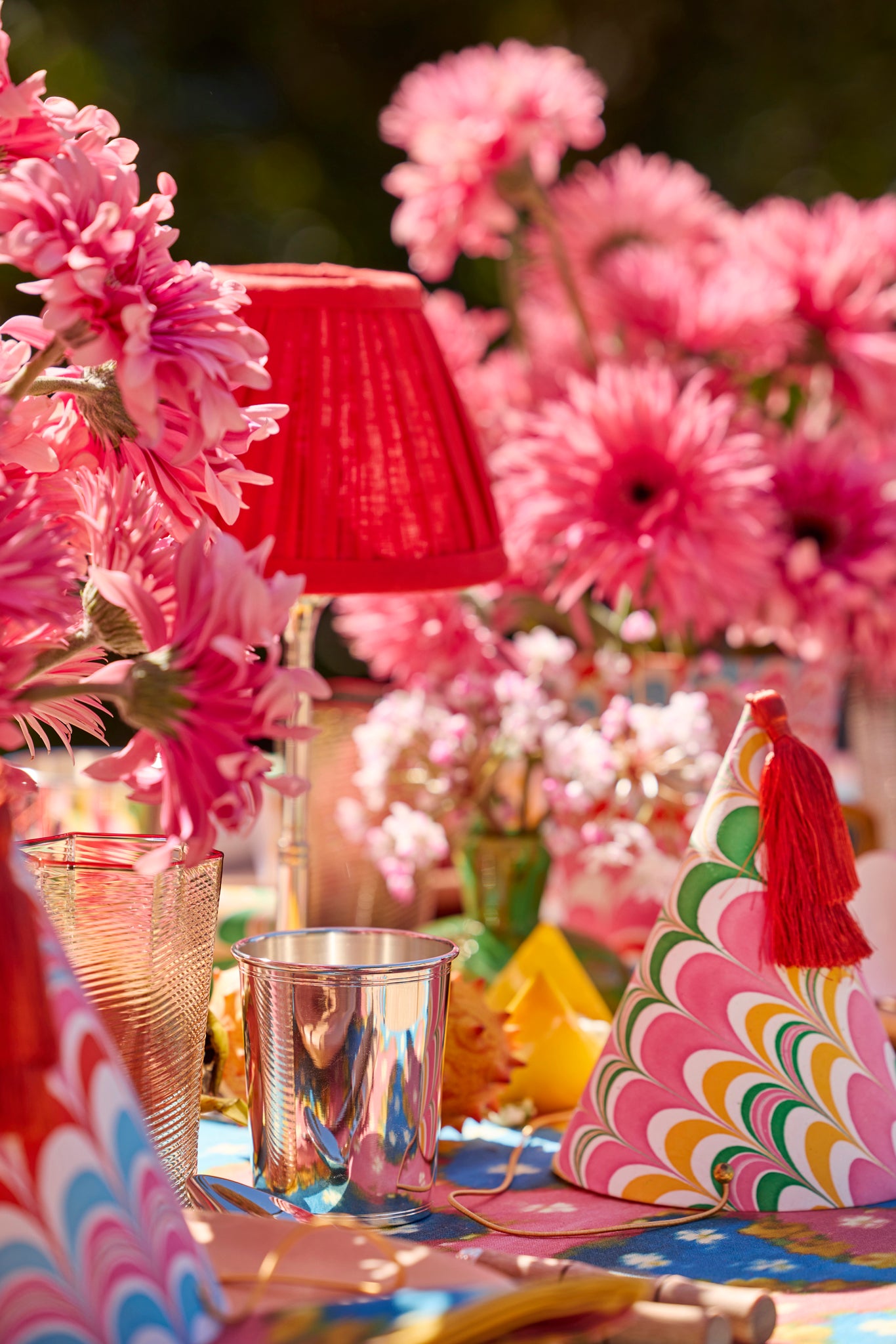 PICANTE LINEN TABLE LAMP SHADE