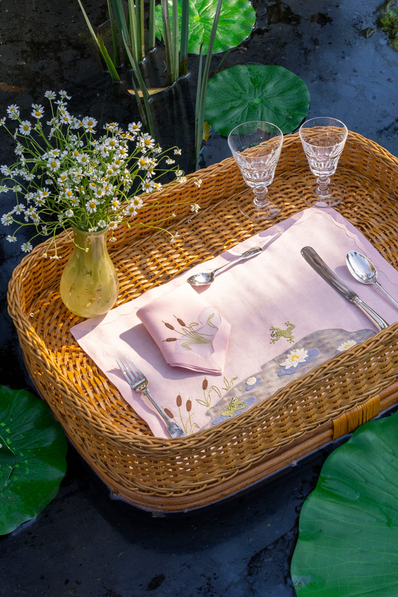 Handmade in Sterling flatware by James Robinson.