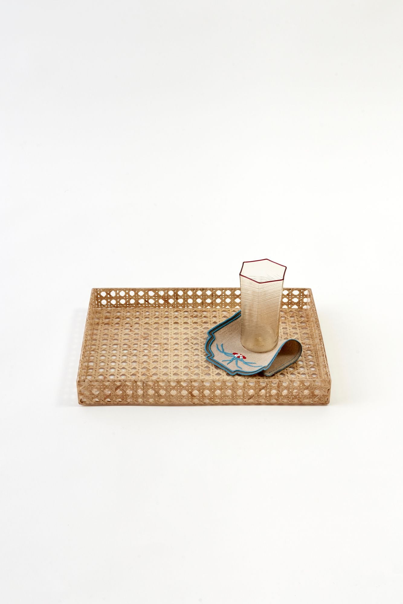 ACRYLIC CANNAGE SERVING TRAY.