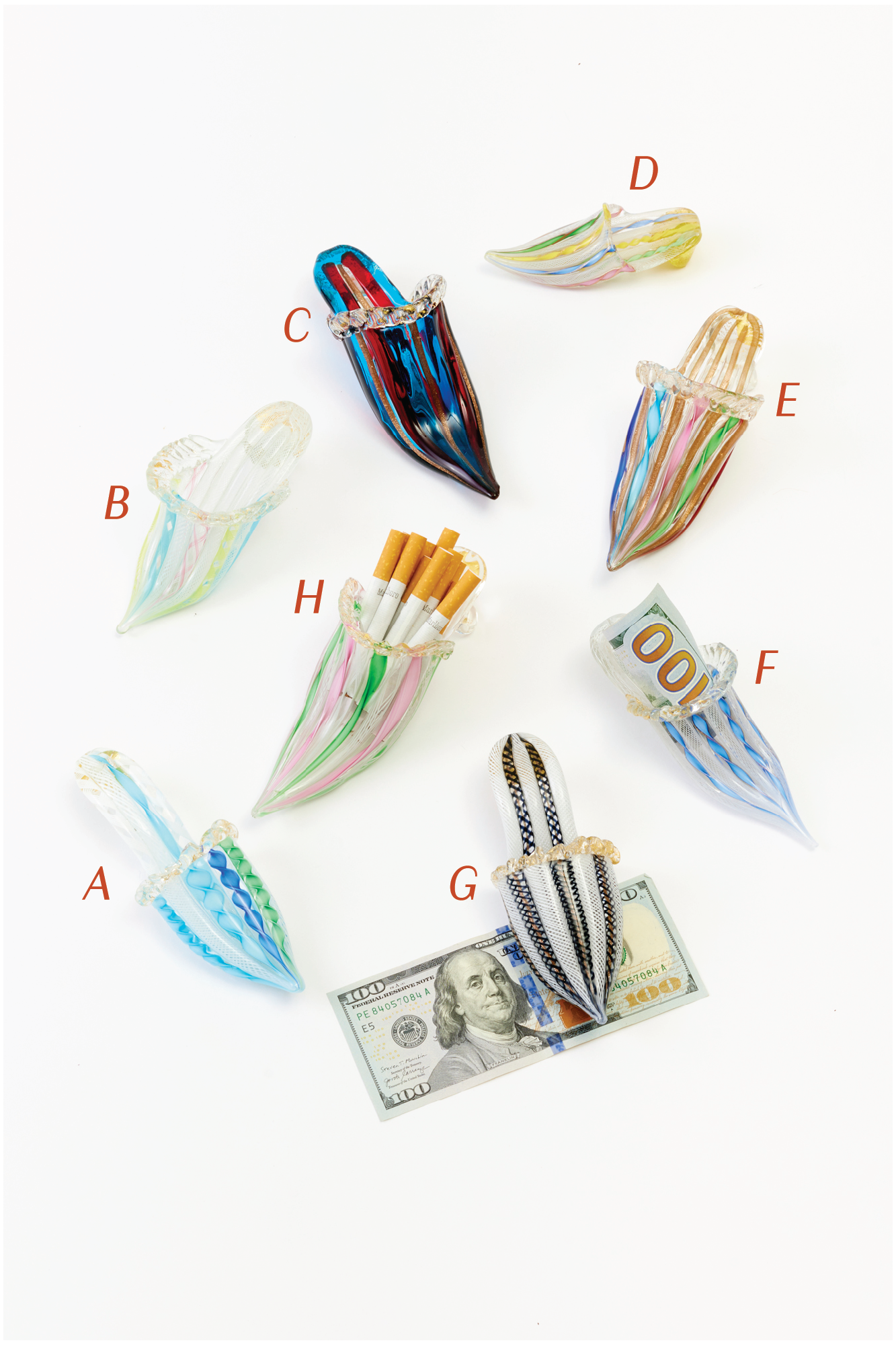 Vintage glass slippers that are great for small items, change or earrings. Inspired by Cinderella.