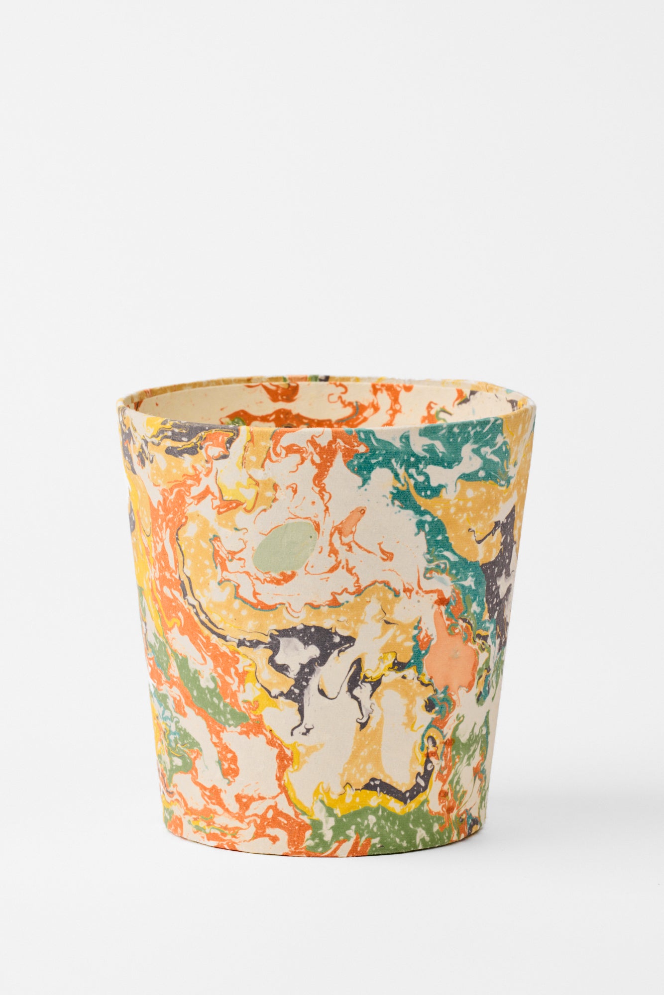 MARBLED PAPER CACHEPOT