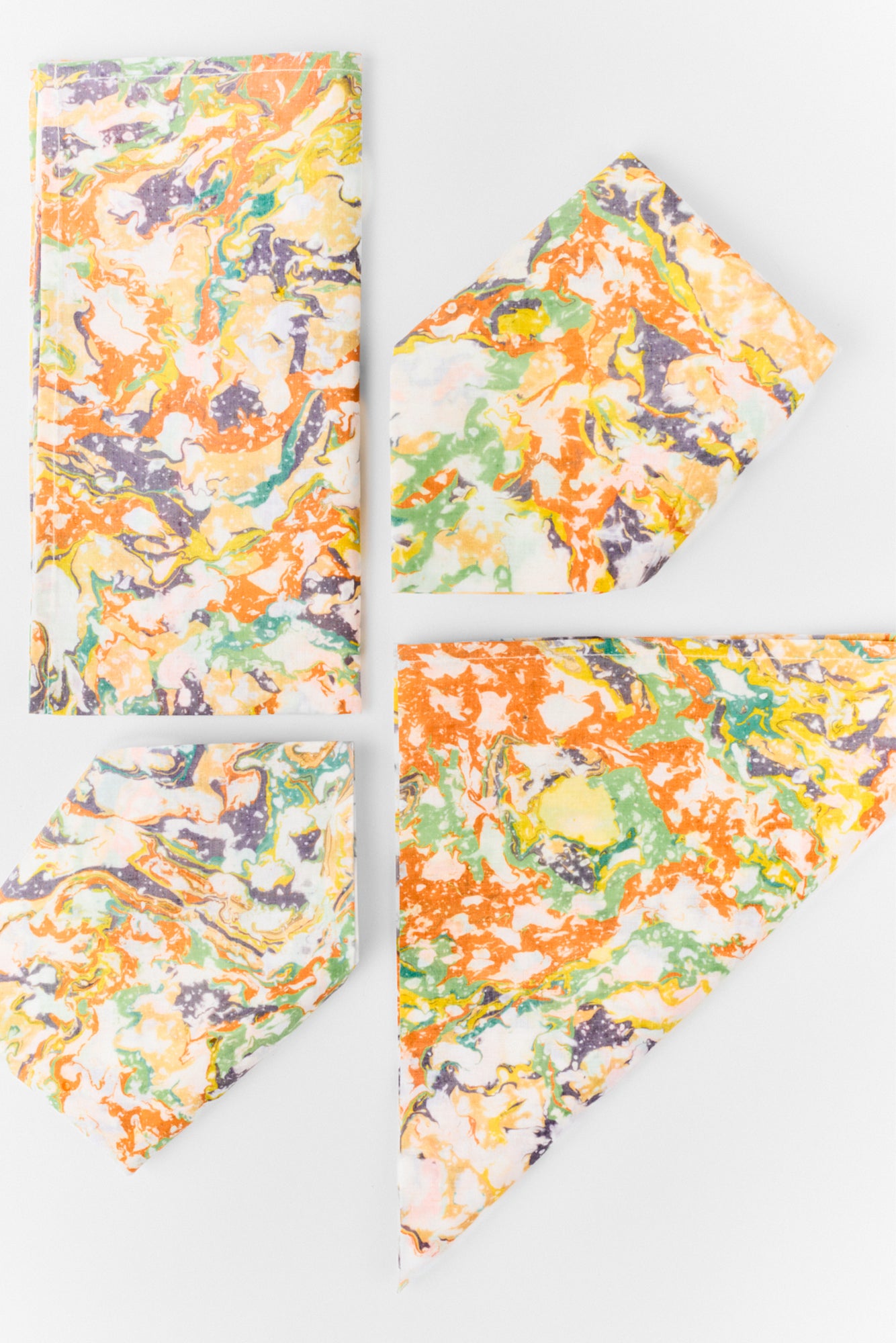 CRAYON MARBLED DINNER NAPKIN