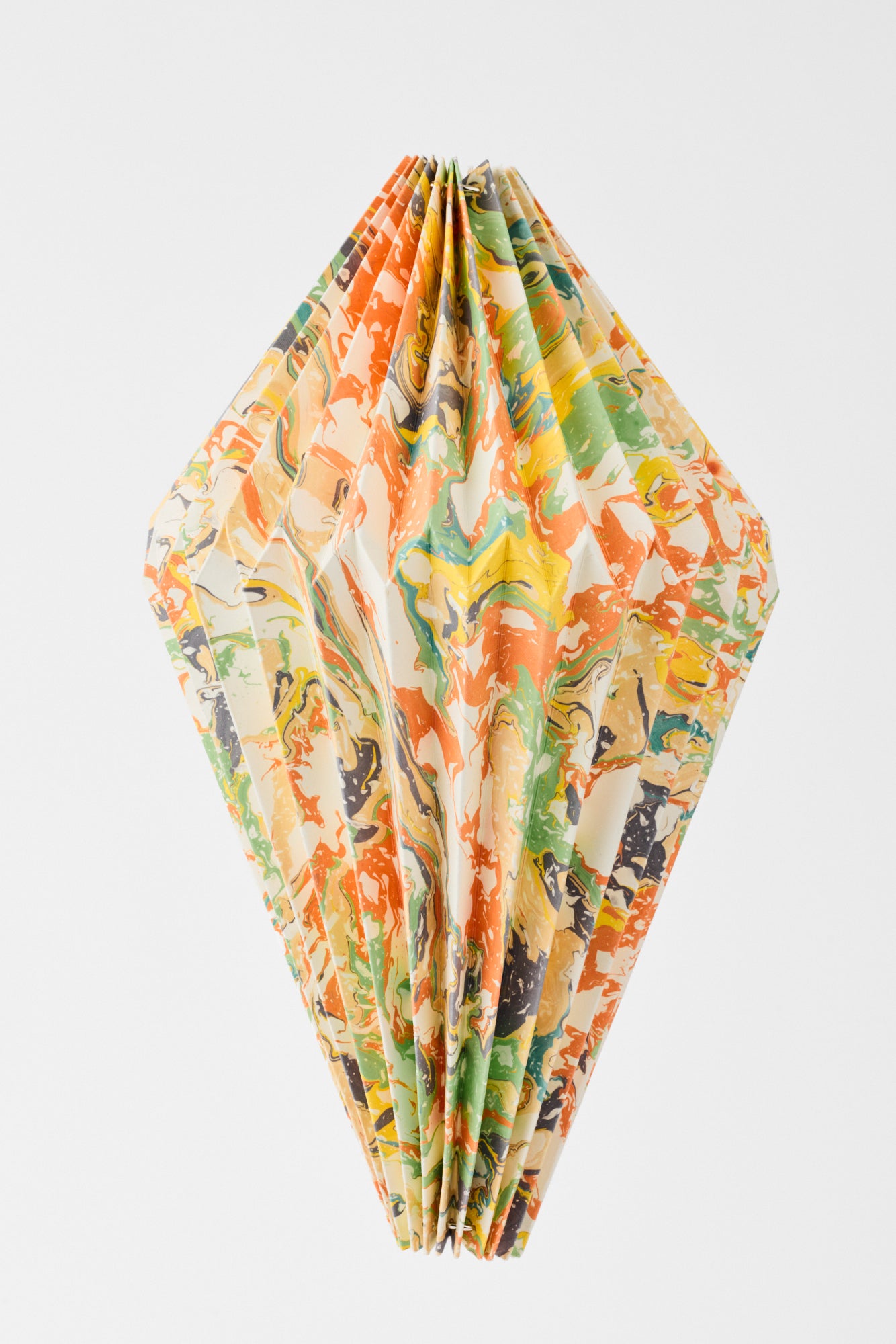 CRAYON MARBLED PAPER LANTERNS