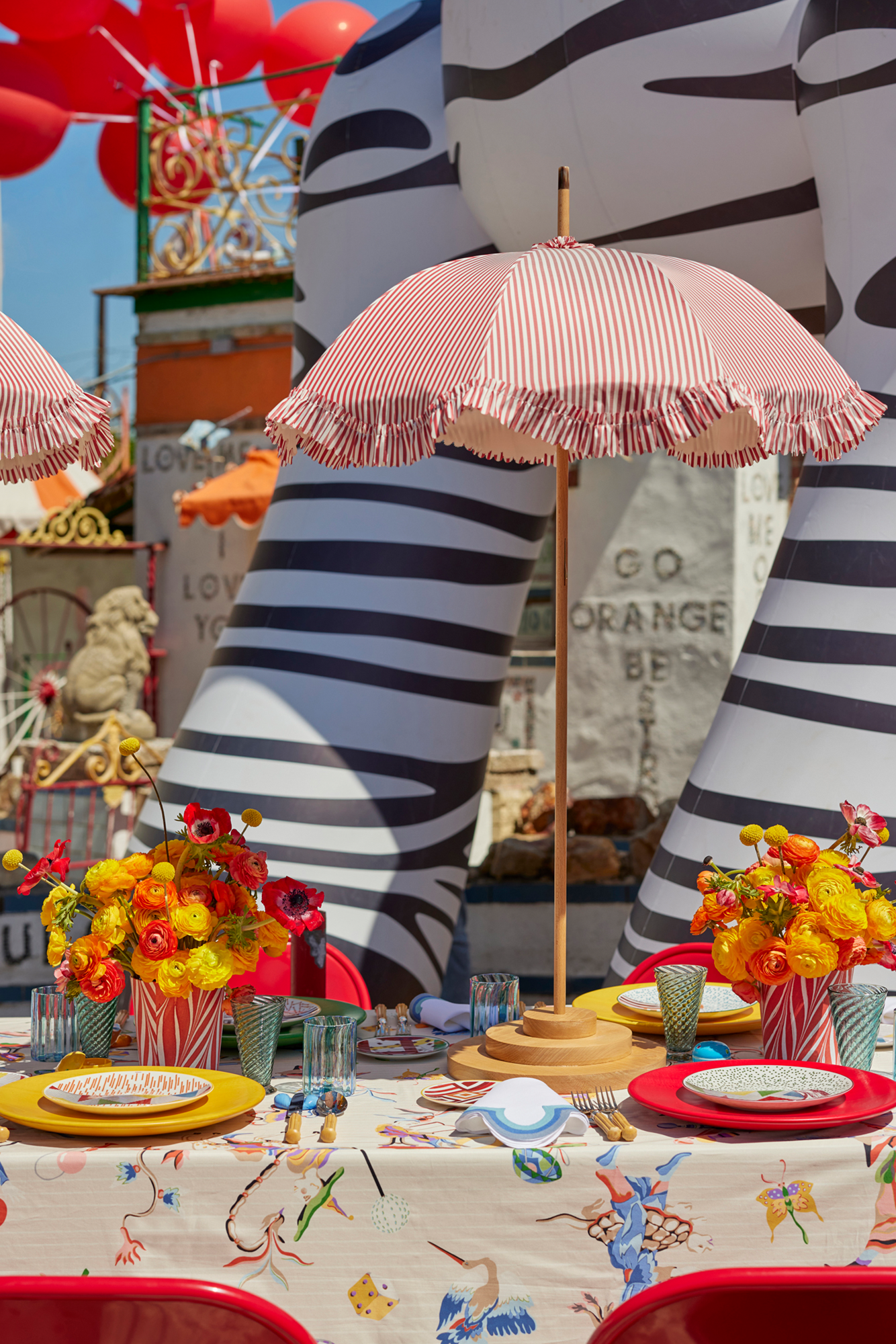 Umbrellas made in a Paris atelier with trim hand cut and sewn.