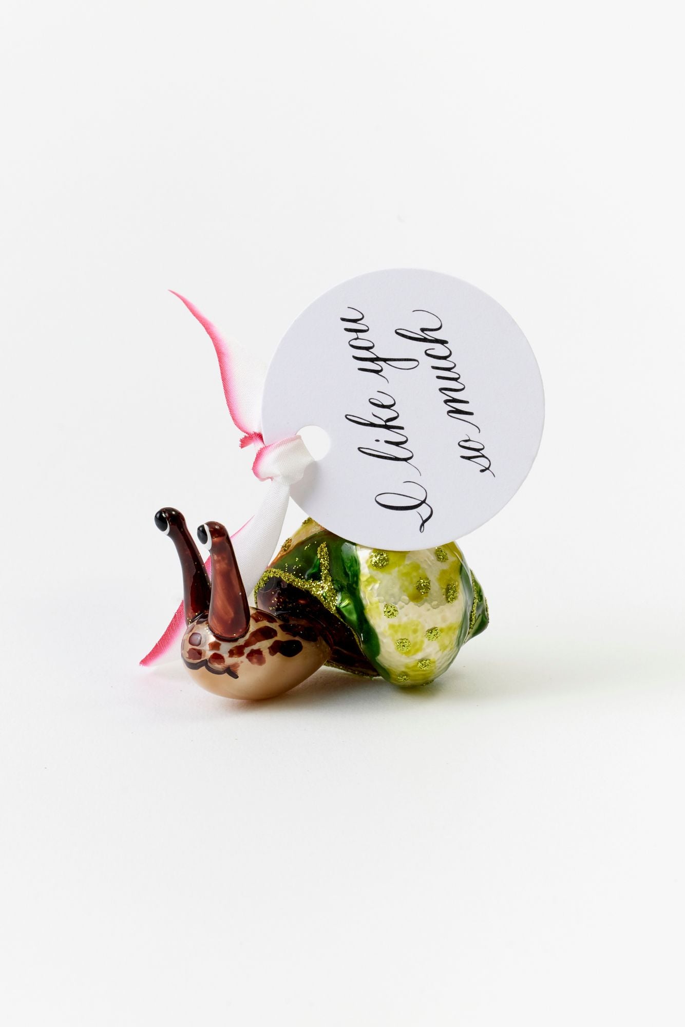 Snail ornament.