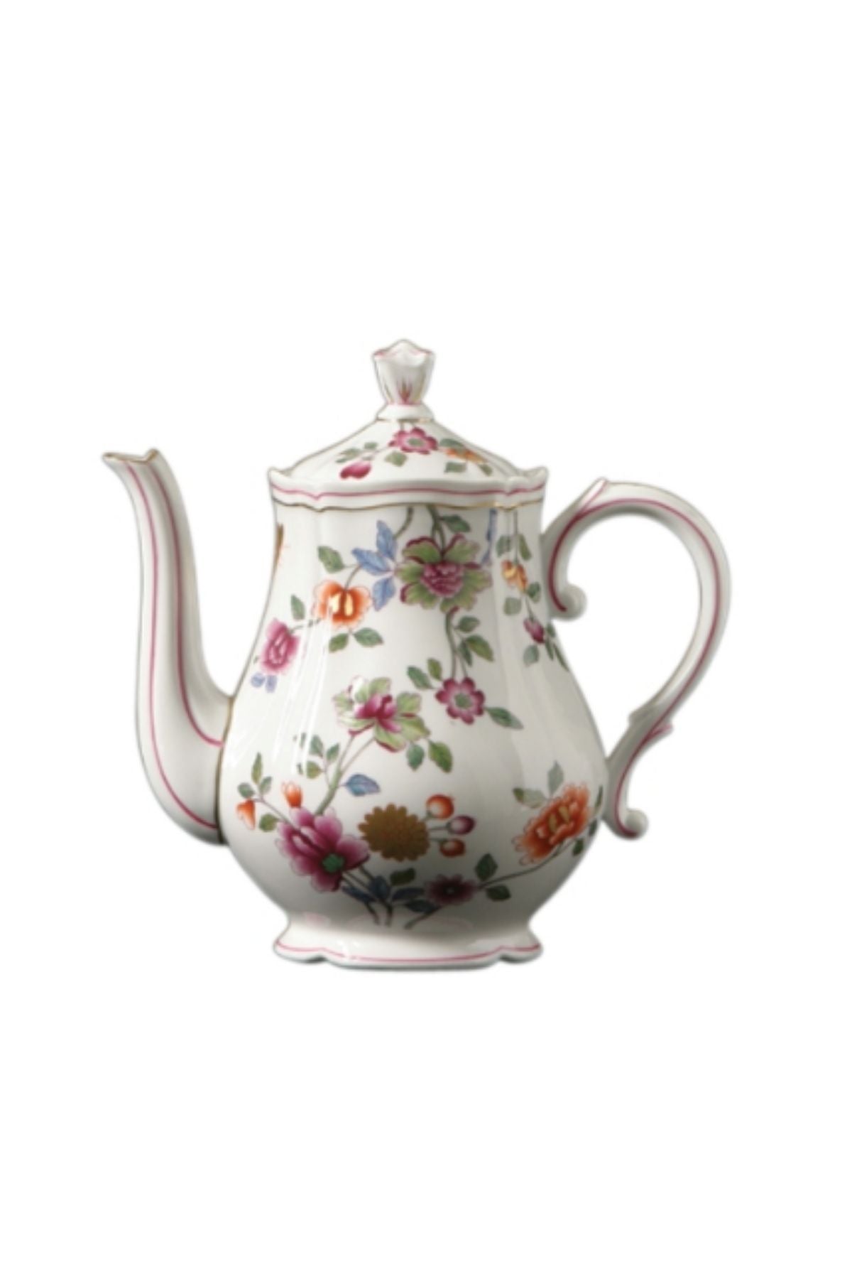 Flatware inspired by flowers in the European 1750 “La Primavera” decoupage with the flowers like Japanese and Chinese Imperial Kimono decorations.