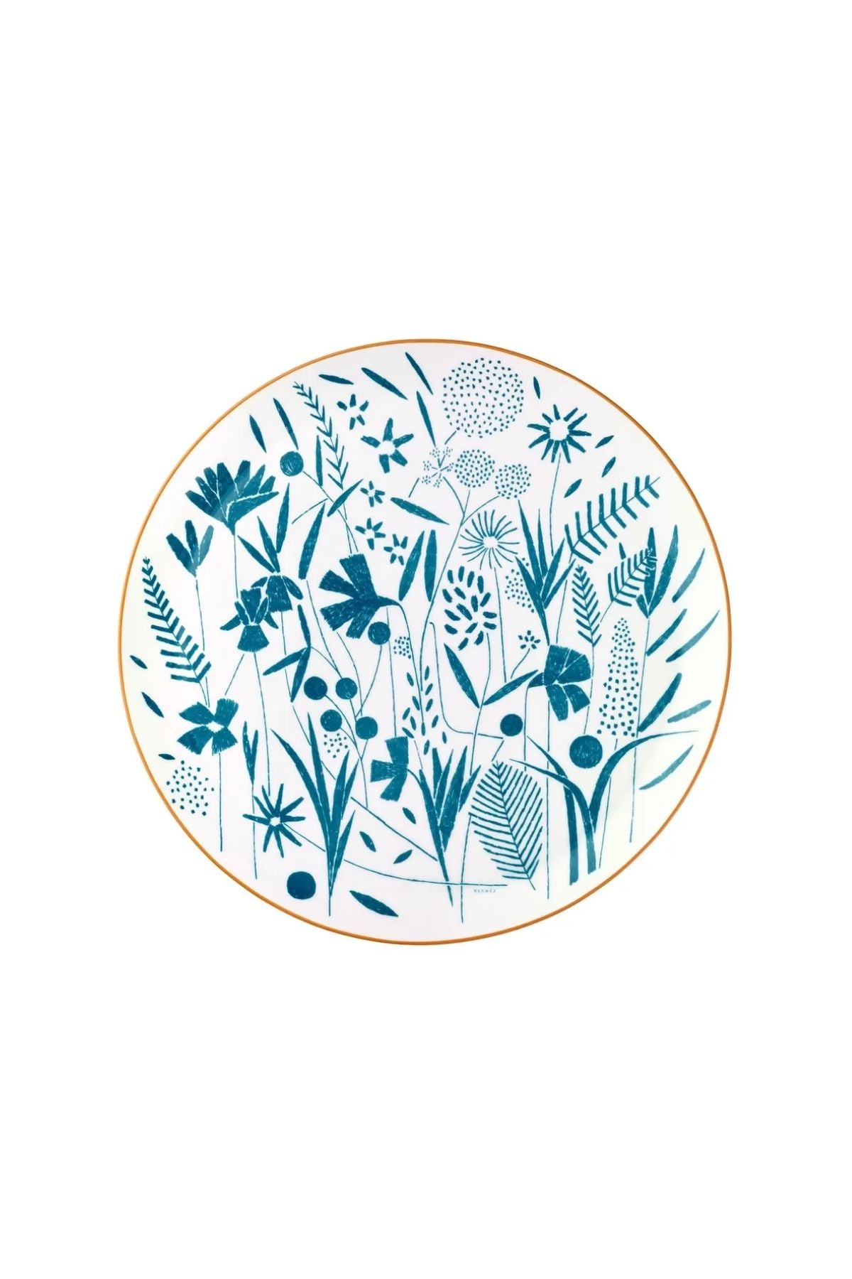 Dinnerware designed by Irish illustrator Nigel Peake, Hermes' "A Walk in the Garden" takes us on a picturesque path through an English garden.