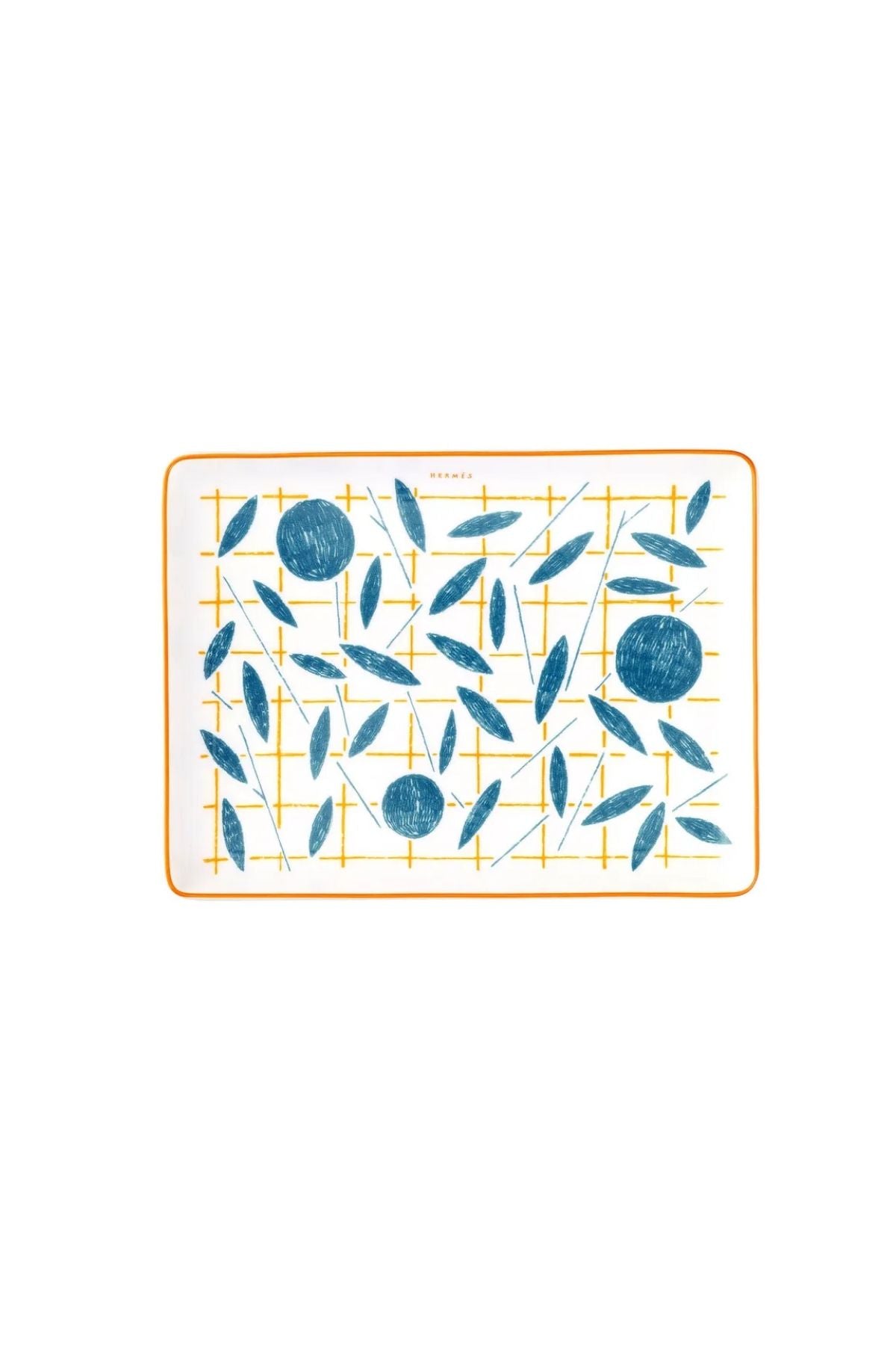 Dinnerware designed by Irish illustrator Nigel Peake, Hermes' "A Walk in the Garden" takes us on a picturesque path through an English garden.