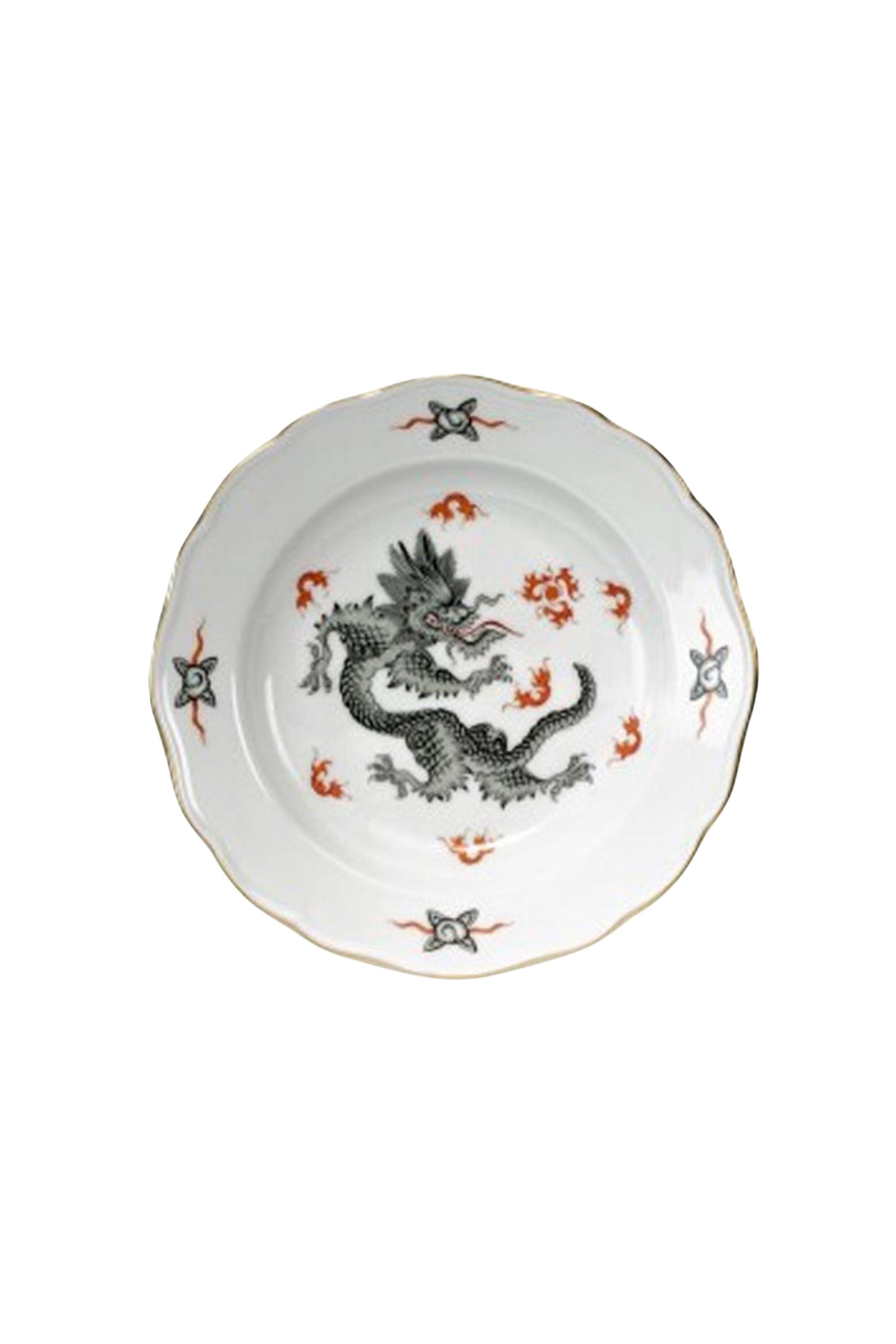 Black Dragon Dinnerware. The Chinese Ming Dragon is one of Meissen's oldest and most popular designs. It stands for supernatural wisdom, for the spirit of change, for sun, light, and the male power of yang.