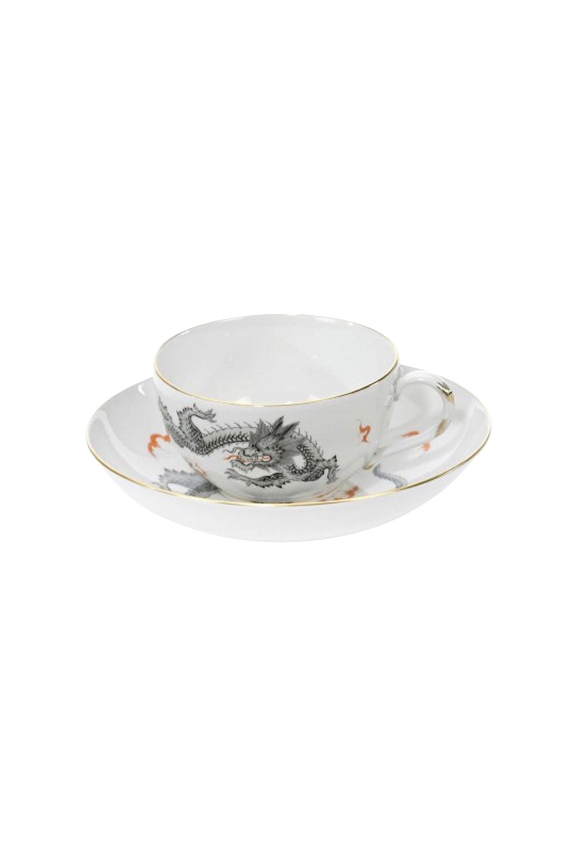 Black Dragon Tea Service. The Chinese Ming Dragon is one of Meissen's oldest and most popular designs. It stands for supernatural wisdom, for the spirit of change, for sun, light, and the male power of yang.