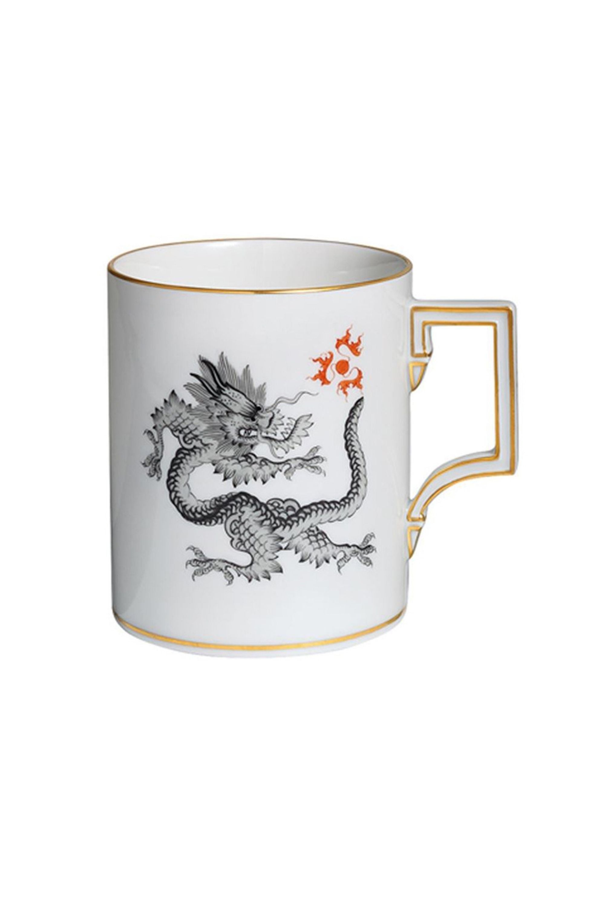 Black Dragon Tea Service. The Chinese Ming Dragon is one of Meissen's oldest and most popular designs. It stands for supernatural wisdom, for the spirit of change, for sun, light, and the male power of yang.