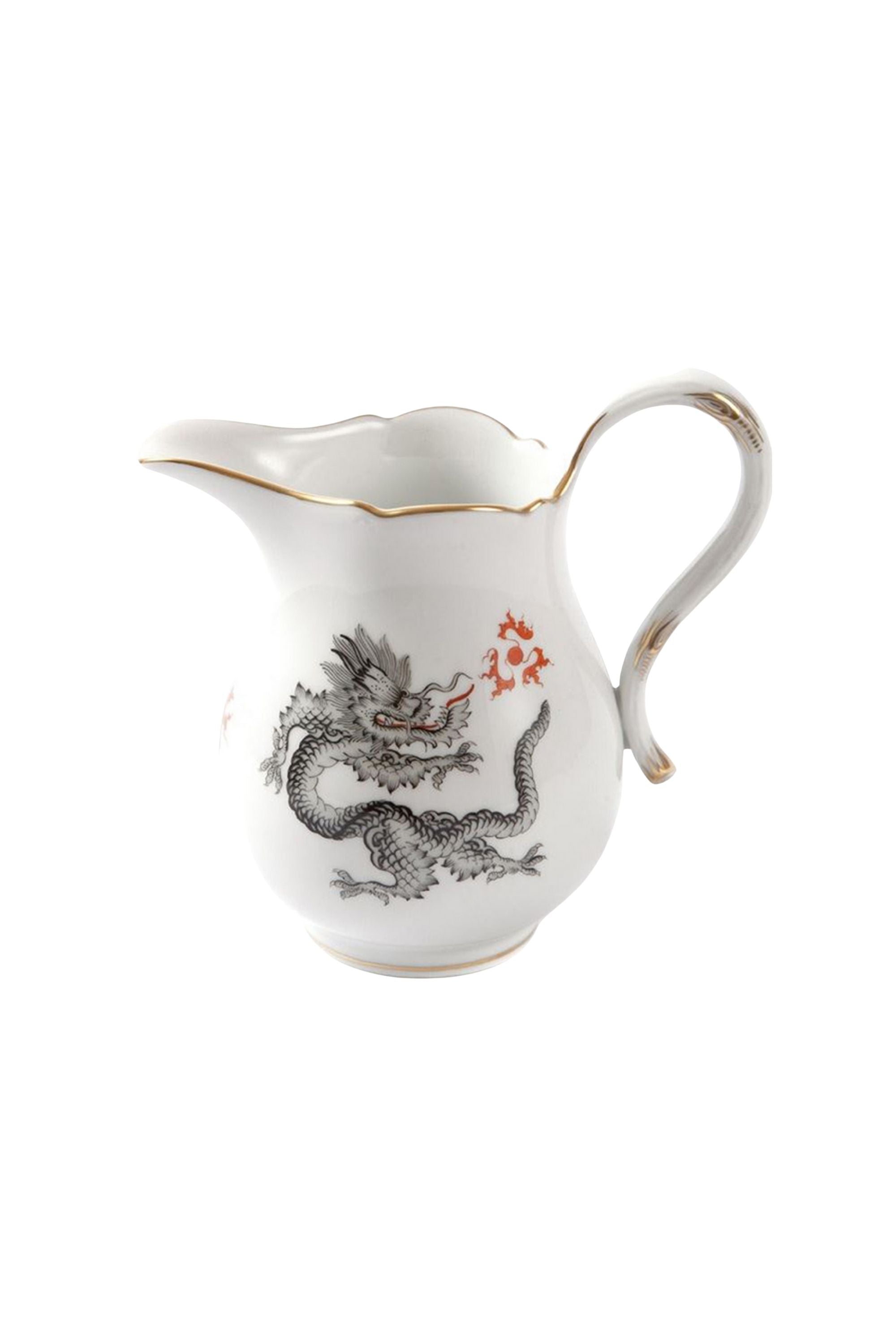 Black Dragon Tea Service. The Chinese Ming Dragon is one of Meissen's oldest and most popular designs. It stands for supernatural wisdom, for the spirit of change, for sun, light, and the male power of yang.