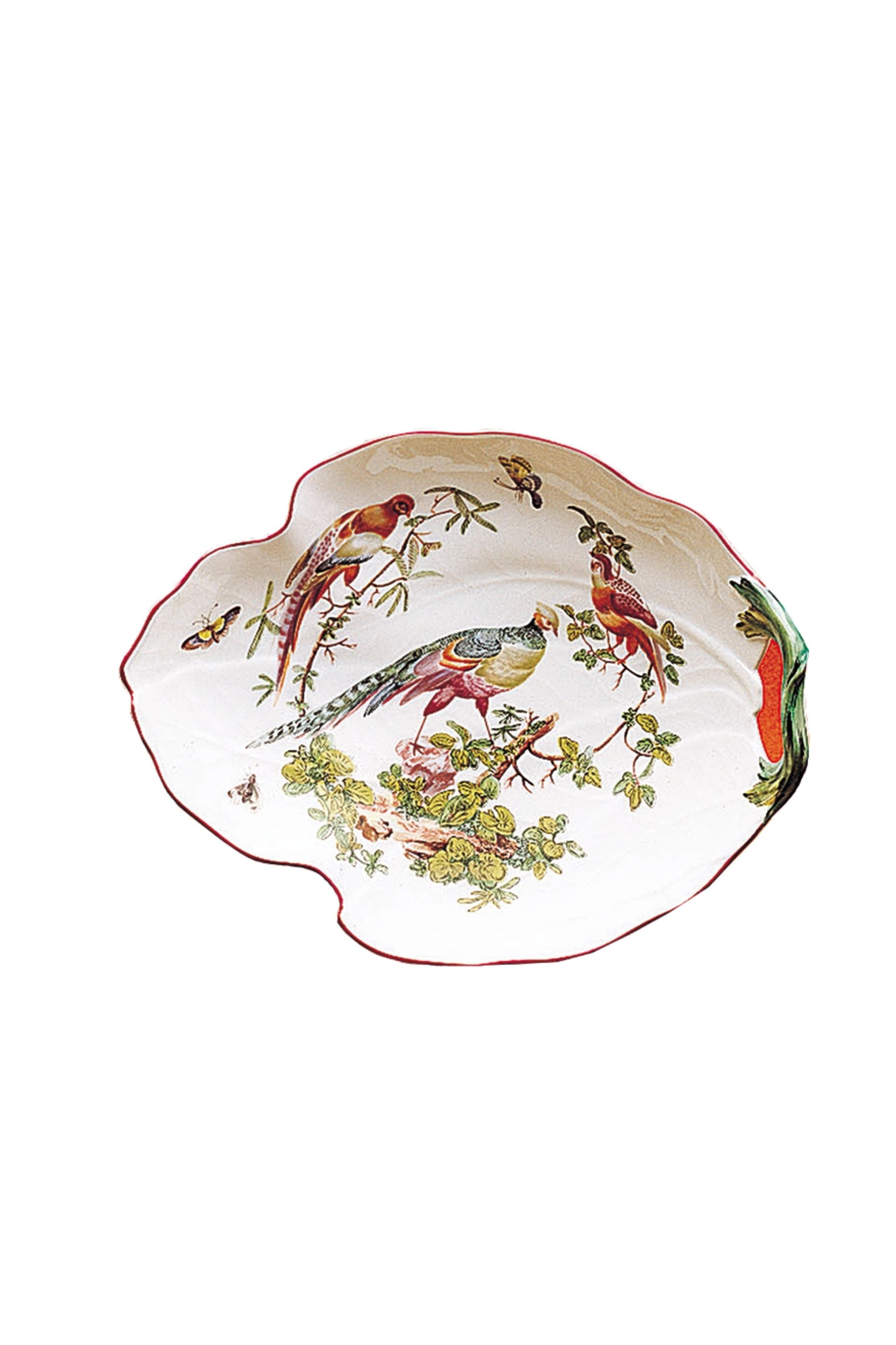 Bird serving dishes.