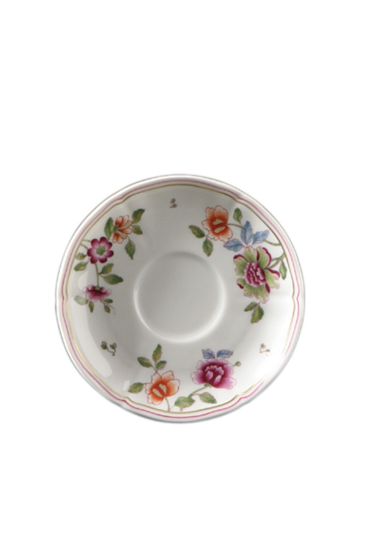 Flatware inspired by flowers in the European 1750 “La Primavera” decoupage with the flowers like Japanese and Chinese Imperial Kimono decorations.