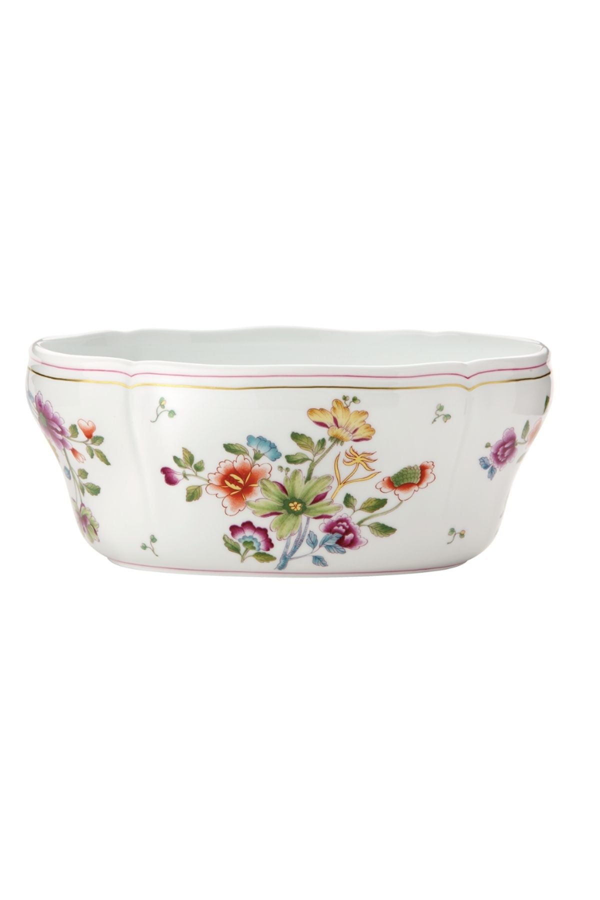 Flatware inspired by flowers in the European 1750 “La Primavera” decoupage with the flowers like Japanese and Chinese Imperial Kimono decorations.